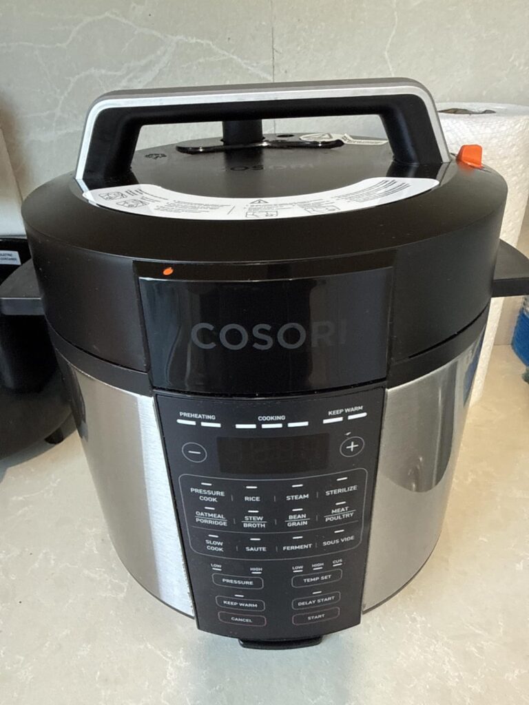 COSORI Pressure Cooker 6QT, Stainless Steel, 9-in-1 Multi Cooker, 12 Safety Features, Ceramic Inner Pot, Rice, Slow Cook, Sous Vide, Saute, 1100W Customer Review Best Pressure Cooker