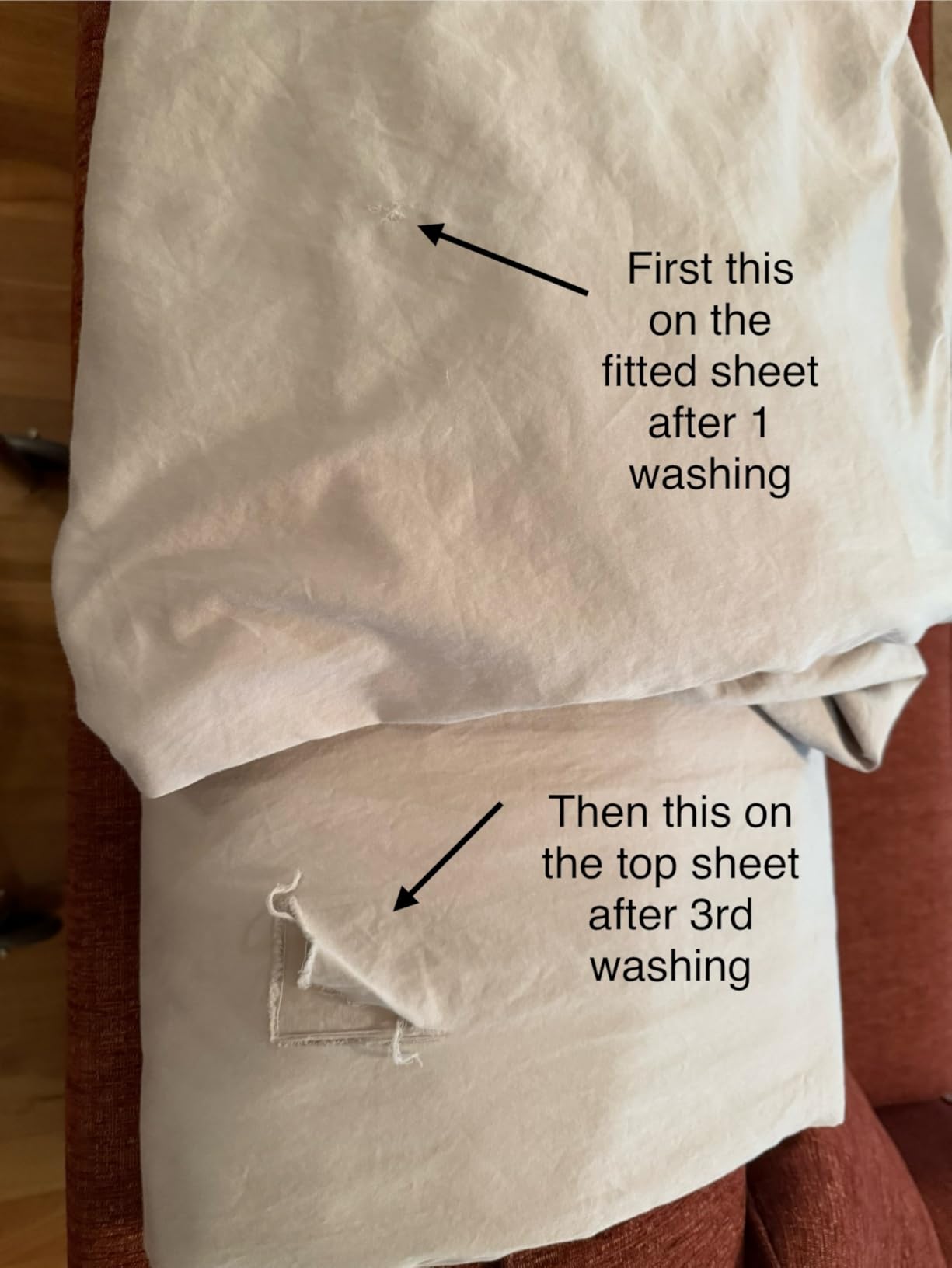BOLL & BRANCH Signature Hemmed Sheet Set - Queen, White - Luxury 100% Organic Cotton - Includes 1 Flat, 1 Fitted, 2 Pillowcases - Buttery Soft - Customer Photo 2