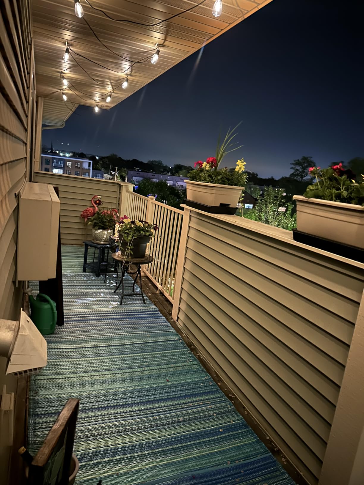 addlon 54FT(48+6) Solar String Lights Outdoor, Last 20+ Hrs, USB Charging customer photo 1