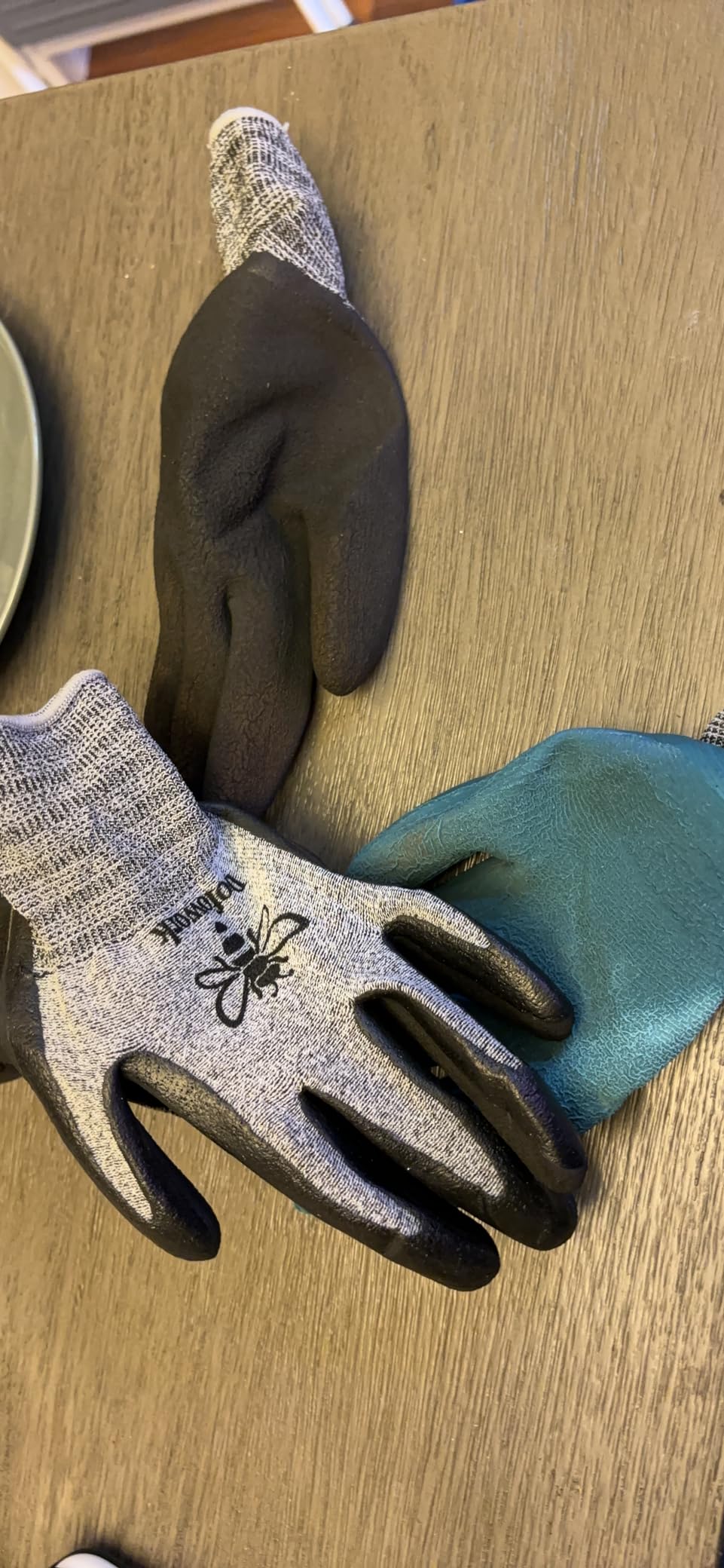 DOFOWORK Gardening Gloves - 6 Pair Gardening Gloves for Women/Men, Breathable Natural Latex Garden Gloves with Grip - Customer Photo 2