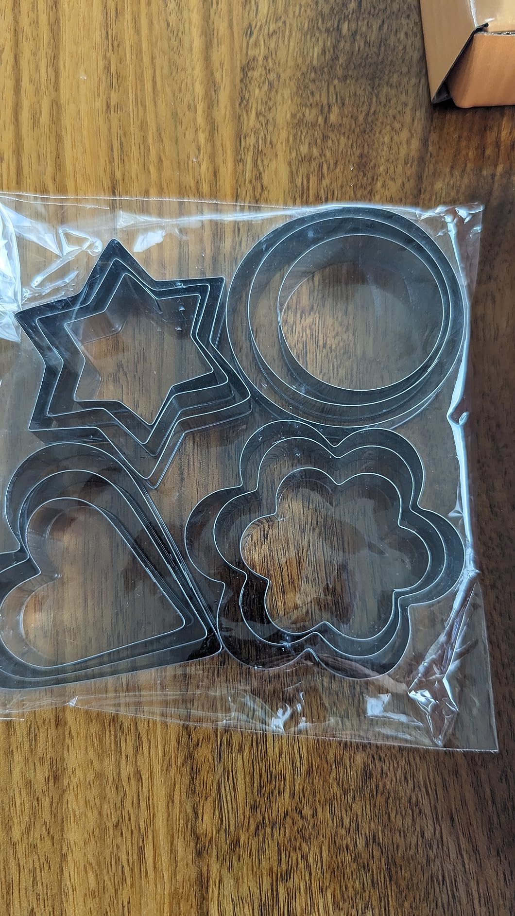 108 Pcs Metal Cookie Cutters Set Stainless Steel Biscuit Cutter Molds Include Heart Star Round Flower Vehicle Sea Creatures Alphabet Numbers Ice Cream Cone Fruit Shapes Cookie Cut Tools for Baking Customer Review 108 Pcs Metal Cookie Cutters Set Stainless Steel Biscuit Cutter Molds Include Heart Star Round Flower Vehicle Sea Creatures Alphabet Numbers Ice Cream Cone Fruit Shapes Cookie Cut Tools for Baking - Customer Photo 1