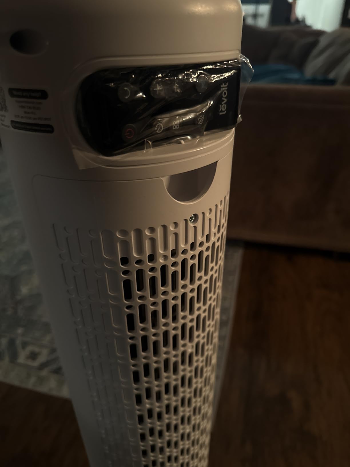 LEVOIT Tower Fan for Bedroom, 90° Oscillating Standing Fan with 28dB Quiet for Sleep, 25ft/s Velocity, 12H Timer, 5 Speeds 4 Modes, Remoter, Bladeless Room Fan for Home, Office, Indoor, 36 inch, White customer photo 2