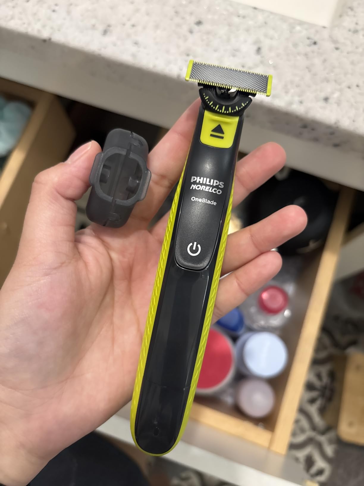 Philips Norelco OneBlade 360 Hybrid Face Trimmer and Shaver, 5 Length Comb customer photo 1
