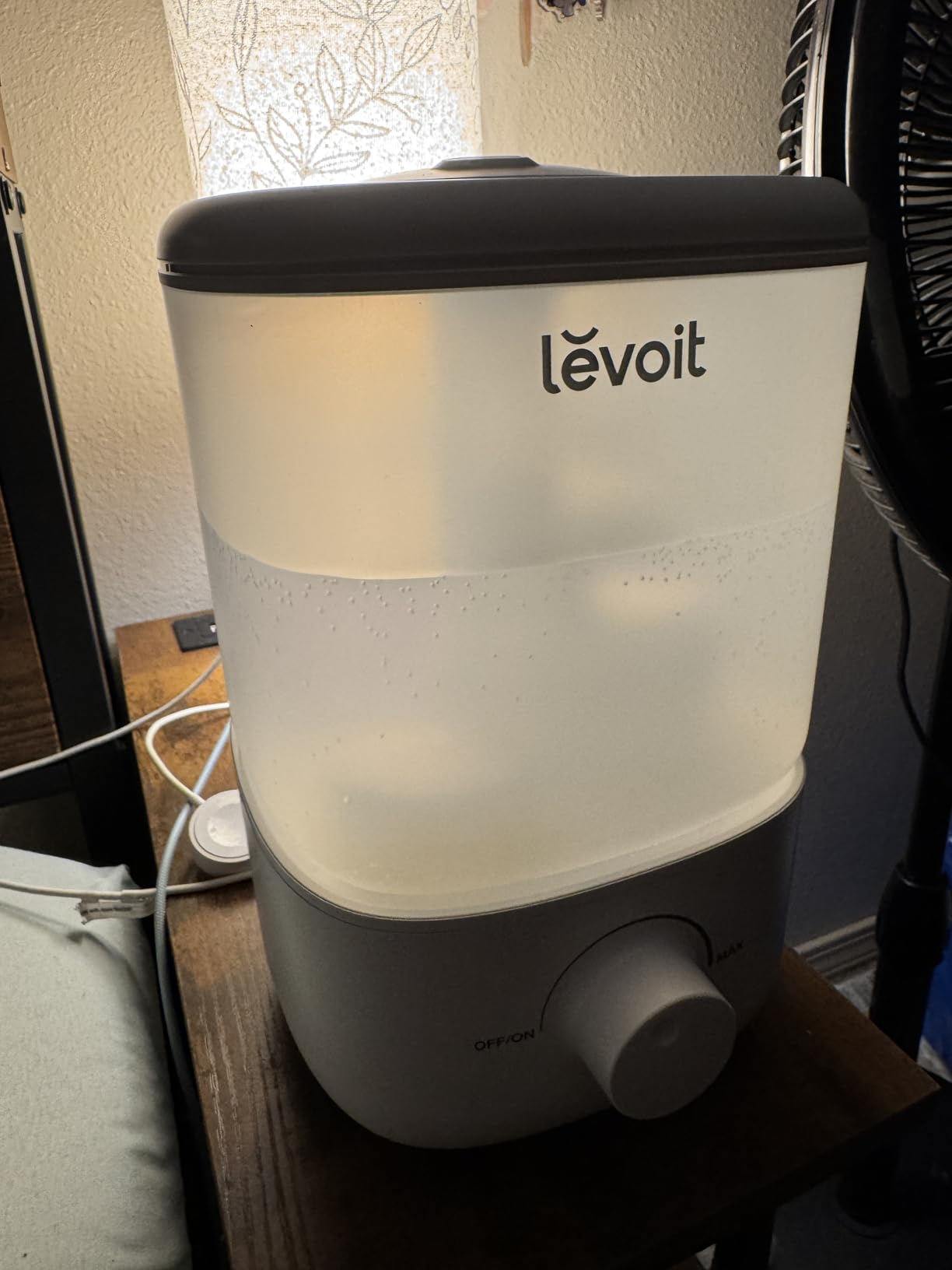 LEVOIT Top Fill Humidifiers for Bedroom, 2.5L Tank for Large Room, Easy to Fill & Clean, 28dB Quiet Cool Mist Air Humidifier for Home Baby Nursery & Plants, Auto Shut-off for Safety, 25H customer photo 2