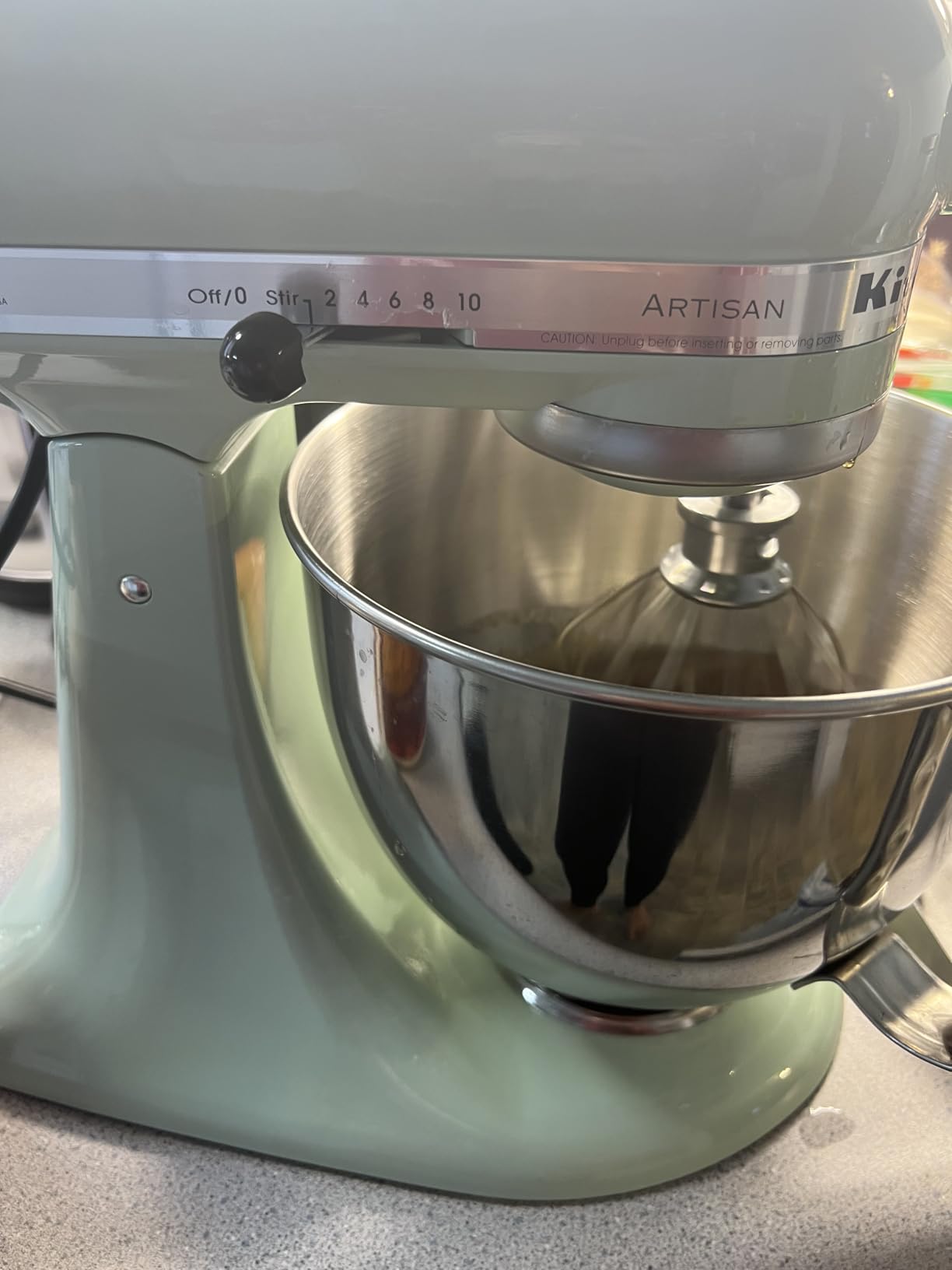 KitchenAid Artisan Series 5 Quart Tilt Head Stand Mixer, KSM150PS, Porcelain Customer Review KitchenAid Artisan Series 5 Quart Tilt Head Stand Mixer, KSM150PS, Porcelain - Customer Photo 1