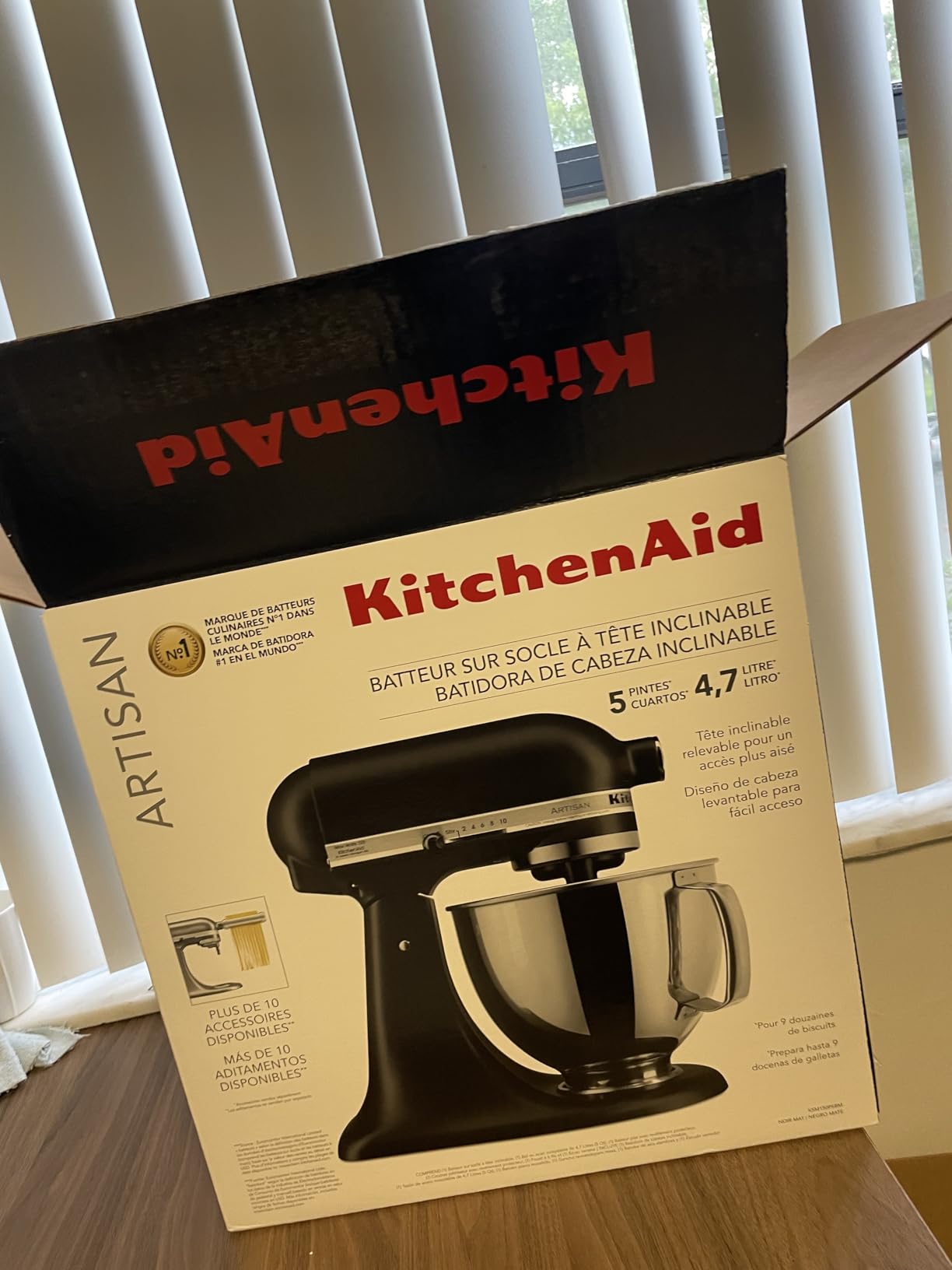 KitchenAid Artisan Series 5 Quart Tilt Head Stand Mixer, KSM150PS, Porcelain Customer Review KitchenAid Artisan Series 5 Quart Tilt Head Stand Mixer, KSM150PS, Porcelain - Customer Photo 3