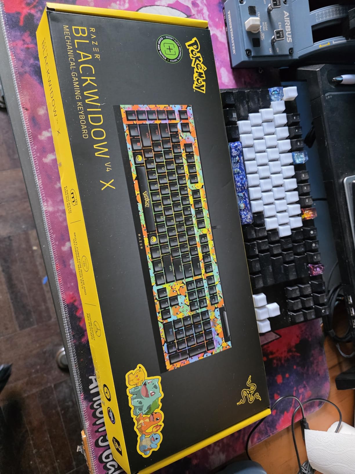Razer BlackWidow V4 X Mechanical Gaming Keyboard, Yellow Switches, Black | Linear & Silent Switches, 6 Dedicated Macro Keys, Chroma RGB, Doubleshot ABS Keycaps, Roller & Media Controls, Snap Tap customer photo 2