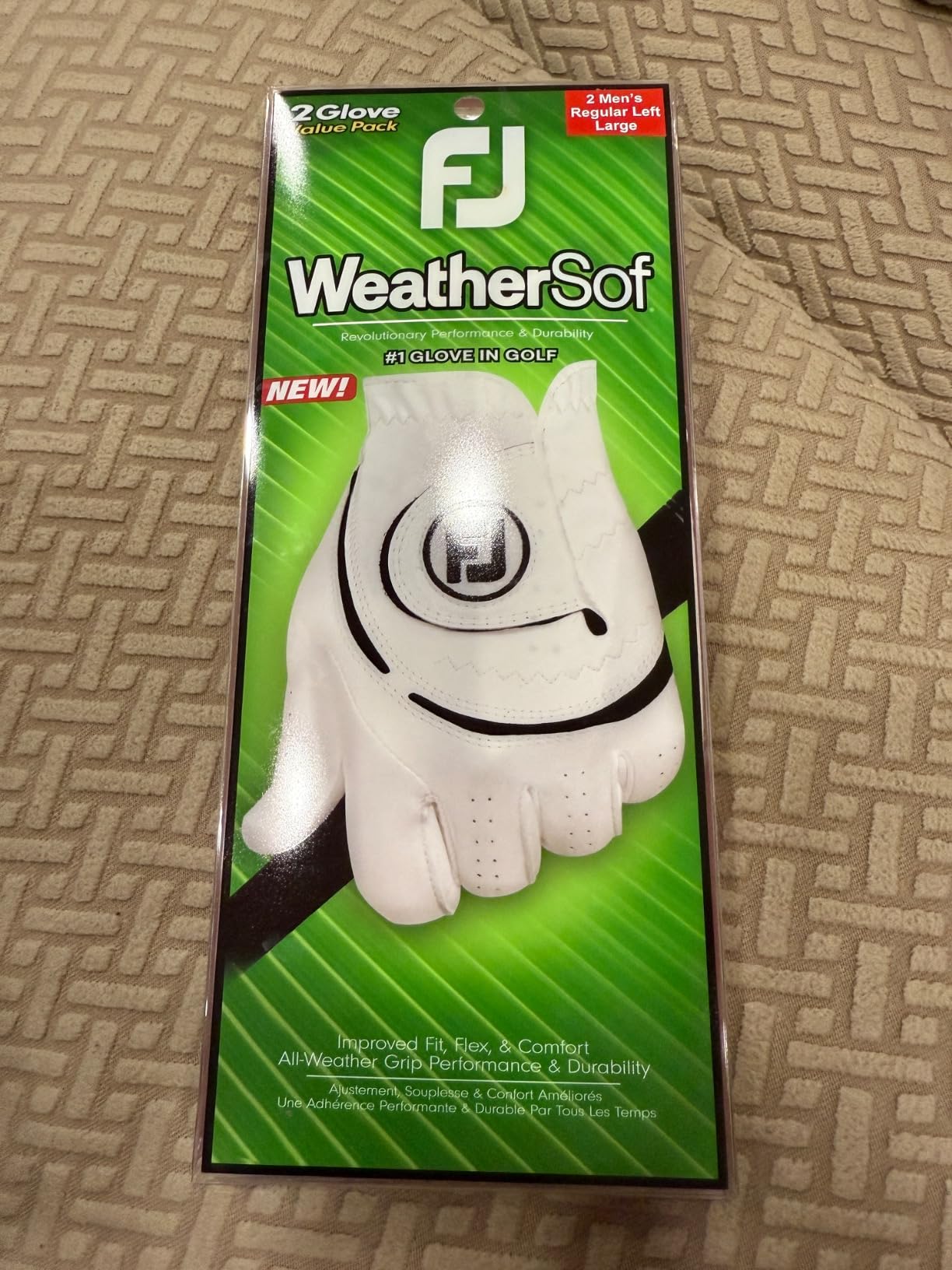 FootJoy Men's WeatherSof 2-Pack Golf Glove Customer Review FootJoy Men's WeatherSof 2-Pack Golf Glove - Customer Photo 4