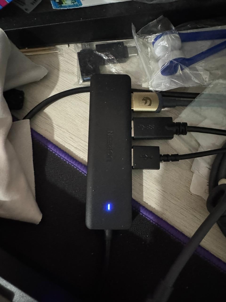 UGREEN USB 3.0 Hub, 4 Ports USB A Splitter Ultra-Slim USB Expander, 0.5 ft customer photo 2