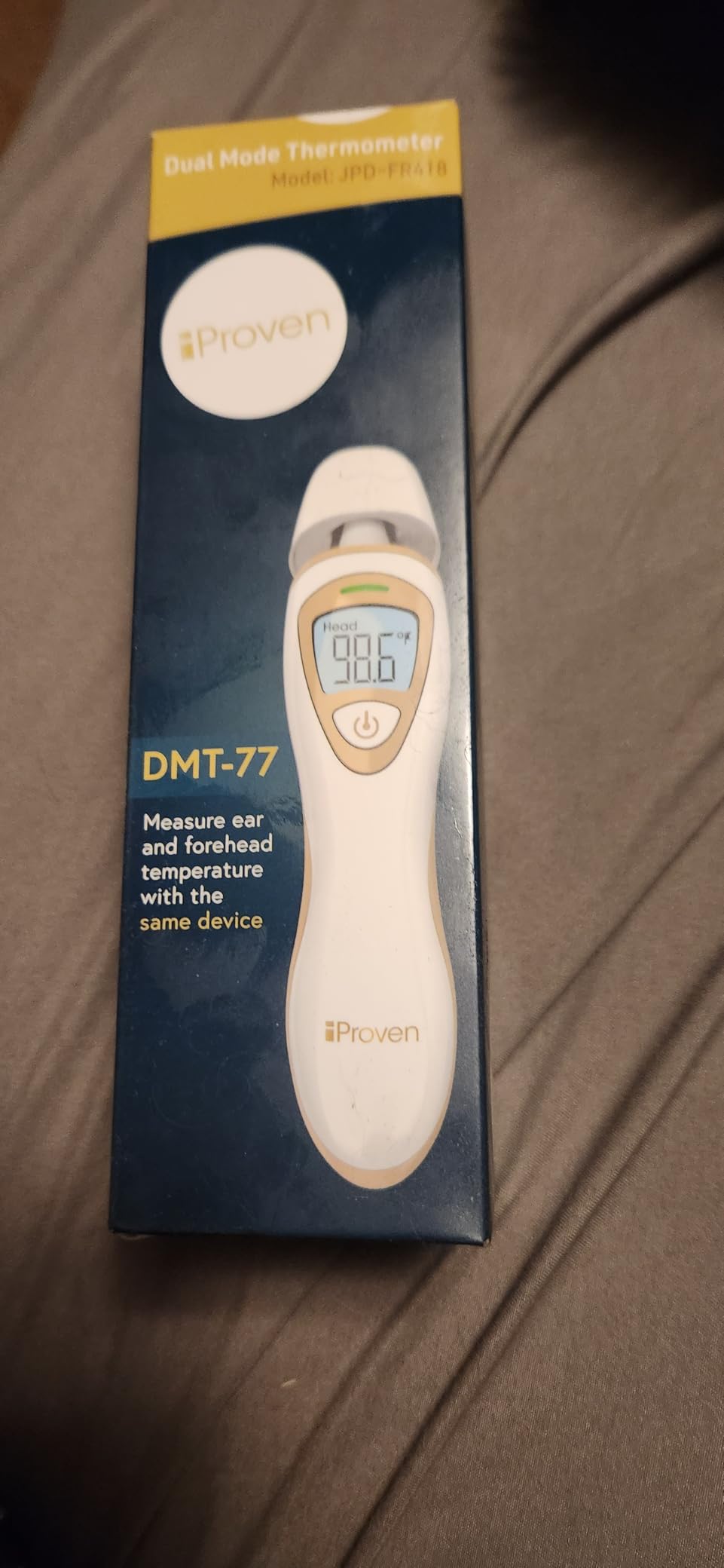 iProven Ear Thermometer with Non-Touch Forehead Function, Superior Accuracy customer photo 1
