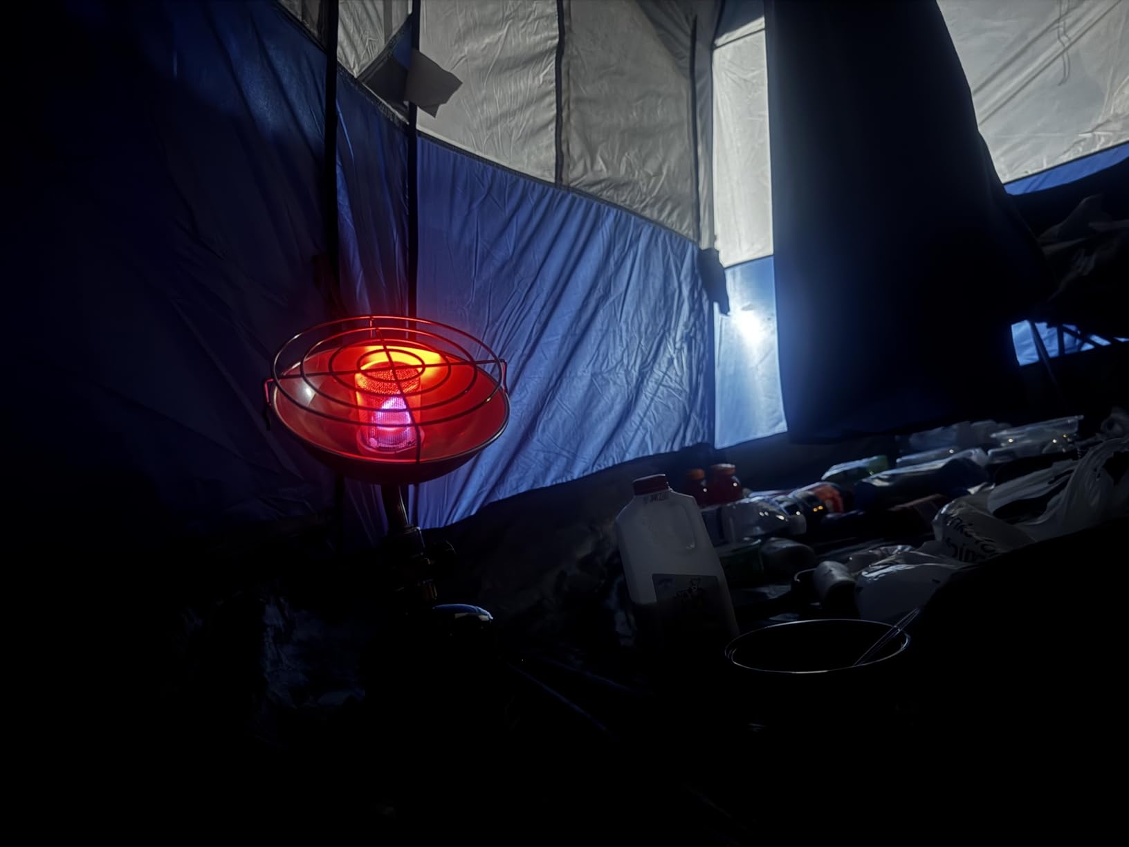 Portable Propane Heater with Catalytic Burner for Camping Outdoor Space 6200BTU Power with Control Valve Patio Heater 1lb Small Propane Gas Tank Holder Tent Garage Fishing stove buddy(Upgraded Burner) Customer Review Portable Propane Heater with Catalytic Burner for Camping Outdoor Space 6200BTU Power with Control Valve Patio Heater 1lb Small Propane Gas Tank Holder Tent Garage Fishing stove buddy(Upgraded Burner) - Customer Photo 1