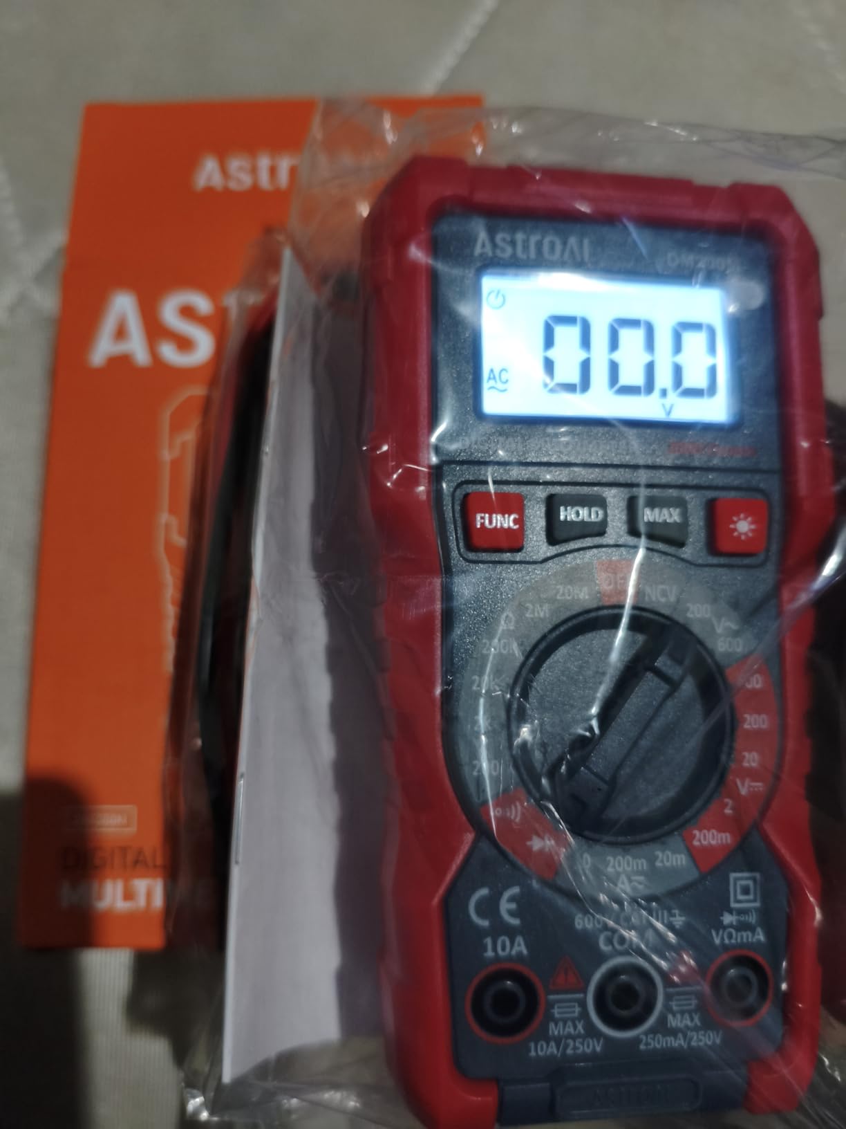 AstroAI Digital Multimeter Voltage Tester, TRMS 2000 Counts Volt Meter; Fast and Accurately Measures AC/DC Voltage & Current, Resistance, Diode, Continuity and NCV (DM200M) Customer Review AstroAI Digital Multimeter Voltage Tester, TRMS 2000 Counts Volt Meter; Fast and Accurately Measures AC/DC Voltage & Current, Resistance, Diode, Continuity and NCV (DM200M) - Customer Photo 1