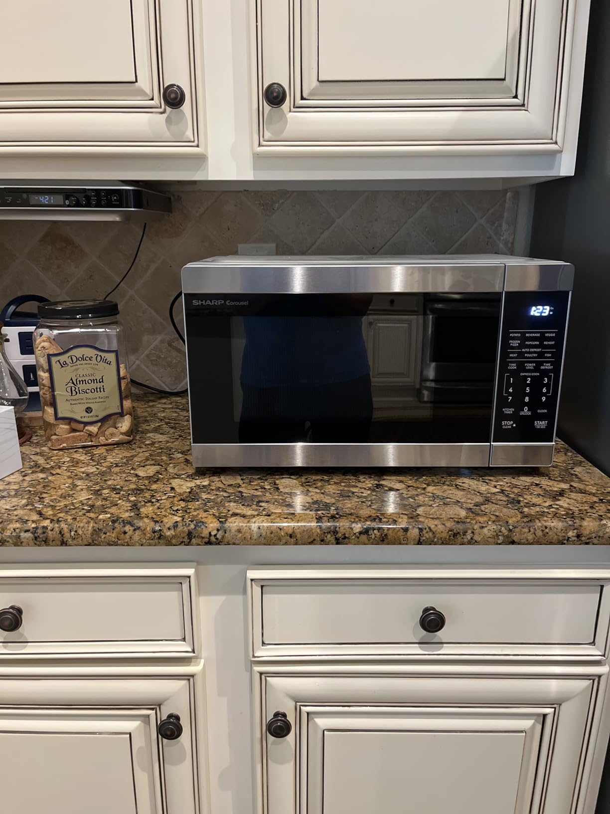 Sharp SMC1162KS 1.1 cu. ft. 1000W Stainless Steel Countertop Microwave Oven customer photo 1