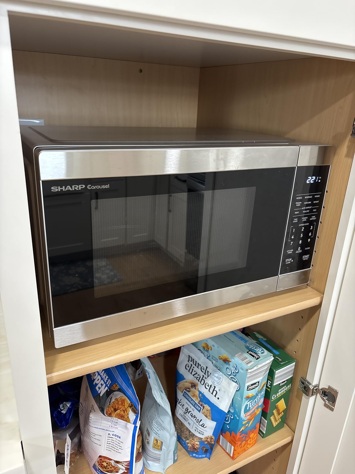 Sharp SMC1162KS 1.1 cu. ft. 1000W Stainless Steel Countertop Microwave Oven customer photo 2