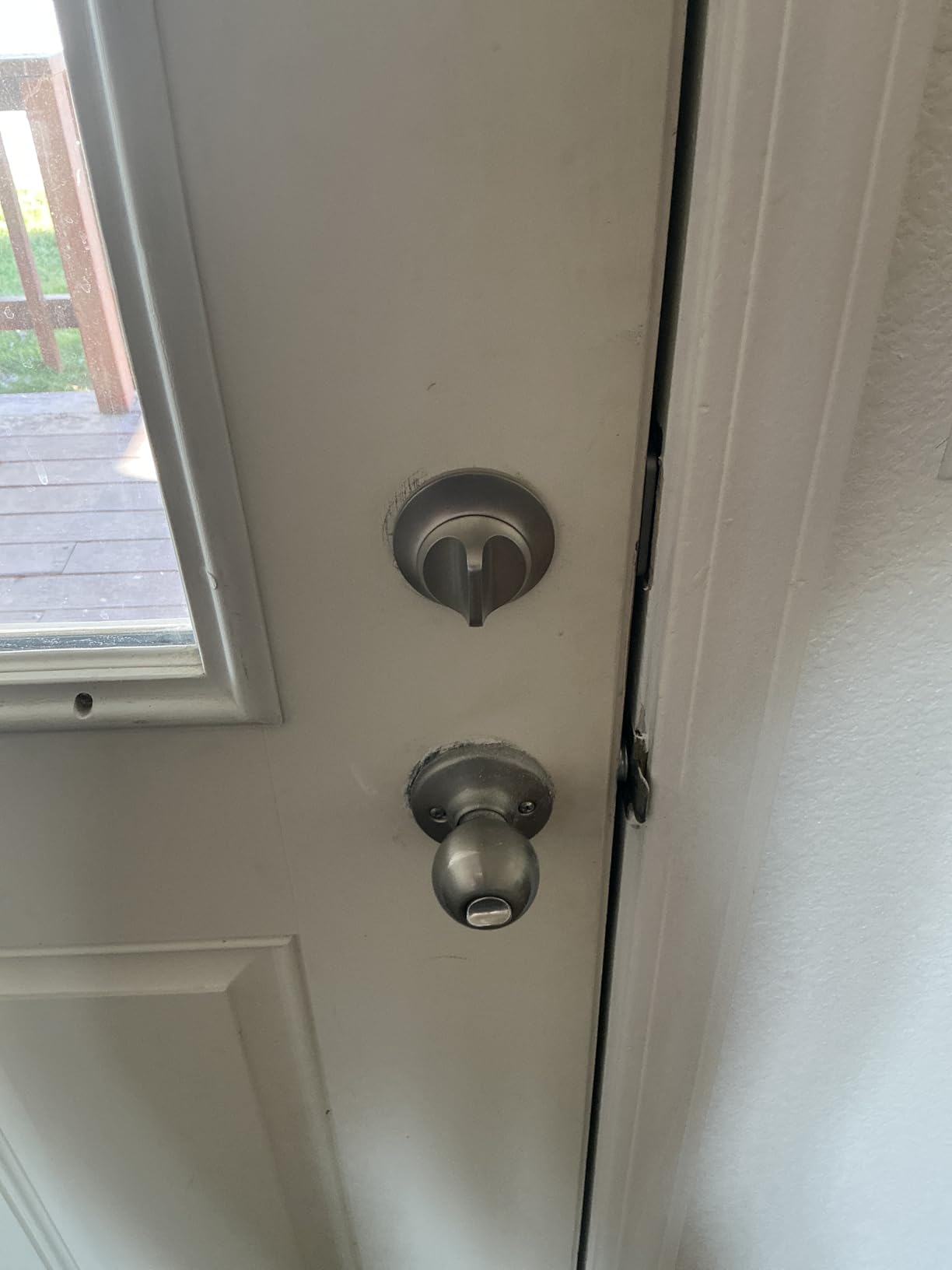 Level Lock+ (Wi-Fi) Smart Lock - World's Smallest Smart Lock Plus Apple Home Keys - Lock/Unlock from Anywhere - Level App for iOS & Android - Works with Apple Home, Alexa, Google Home (Satin Chrome) - Customer Photo 1