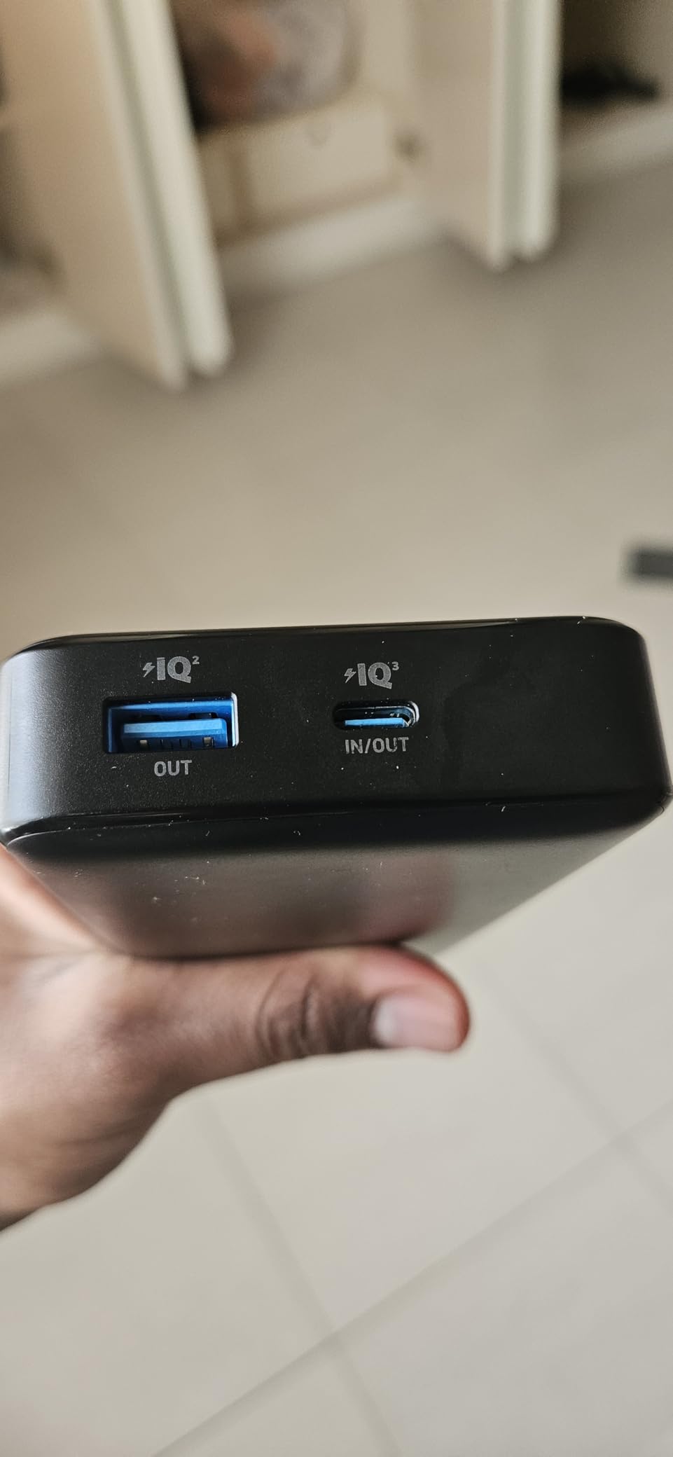 Anker Power Bank, 20,000mAh Travel Essential Portable Charger with Built-in USB-C Cable, 3-Port 87W Max Fast Charging Battery Pack, for MacBook, iPhone 16/15 Series, Samsung, Switch, and More - Customer Photo 2
