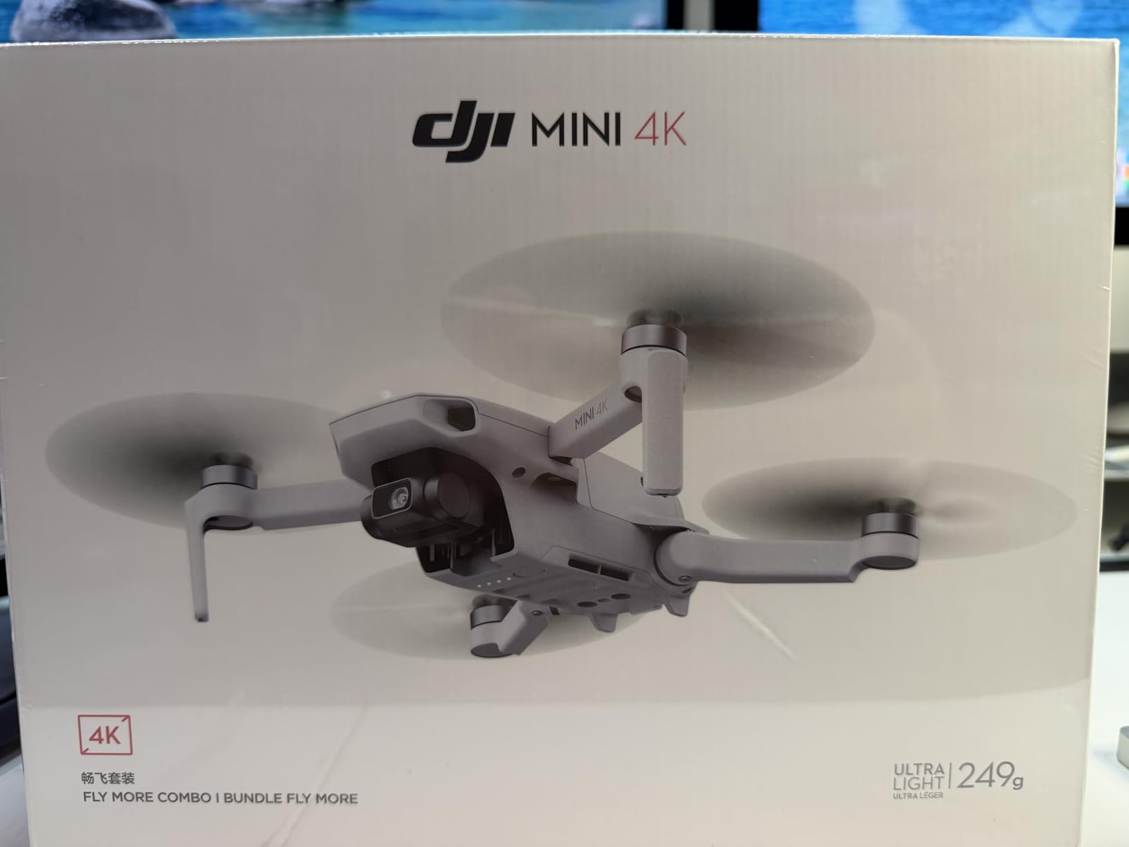 DJI Mini 4K, Drone with 4K UHD Camera for Adults, Under 249 g, 3-Axis Gimbal Stabilization, 10km Video Transmission, Auto Return, Wind Resistance, 1 Battery for 31-Min Max Flight Time, Intelligent - Customer Photo 2