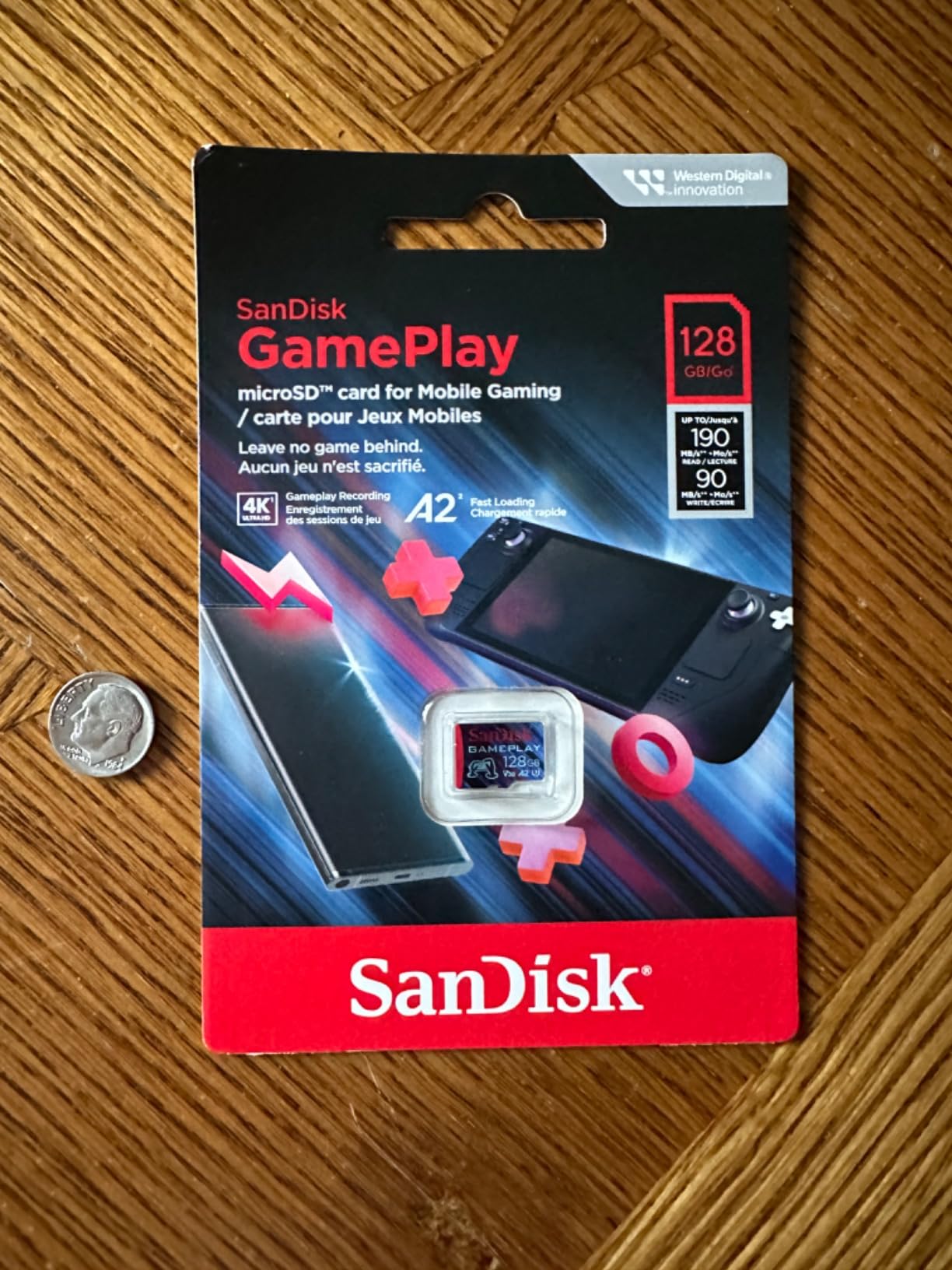 SanDisk 128GB Gameplay microSD Memory Card for Mobile Gaming - Up to 190MB/s, for Handheld Console Gaming - SDSQXAA-128G-GN6XN - Customer Photo 2