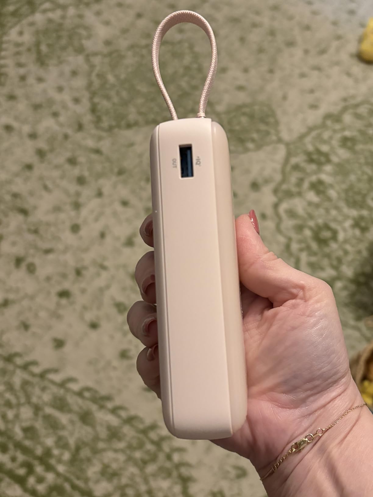 Zolo Power Bank (2025 Upgraded Version), 20,000mAh 30W High-Speed Portable Charger with Built-in USB-C Cable, Battery Pack for iPhone 17/16 / 15 Series, Galaxy, and More customer photo 1