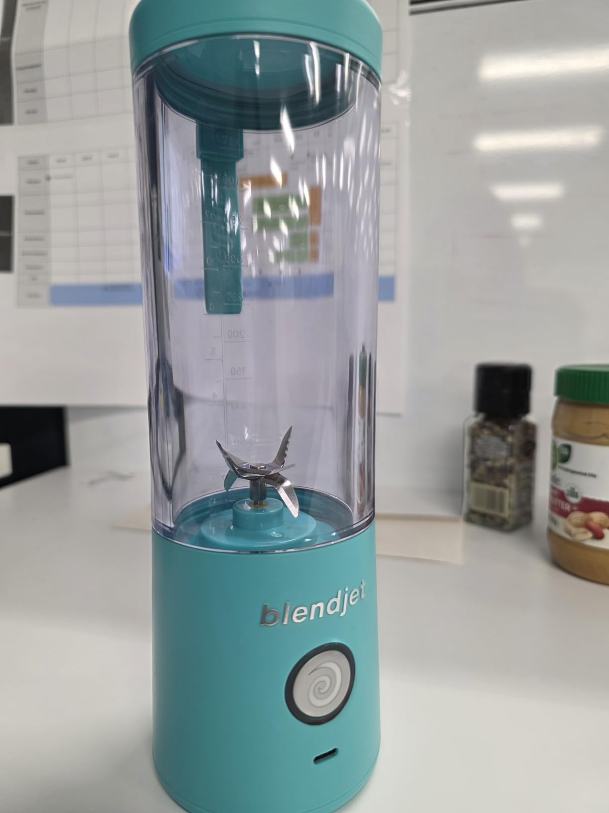 BlendJet 2 Portable Blender for Smoothies & Shakes - BlendJet Cordless Personal & Small Blender, USB-C Rechargeable & Self Cleaning - (Mint, 16 oz.) Customer Review BlendJet 2 Portable Blender for Smoothies & Shakes - BlendJet Cordless Personal & Small Blender, USB-C Rechargeable & Self Cleaning - (Mint, 16 oz.) - Customer Photo 2