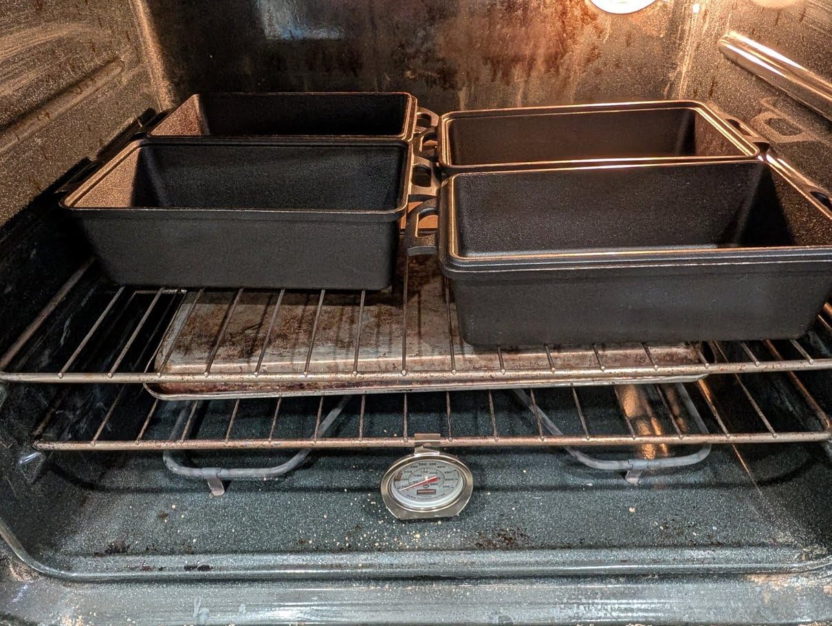 9×5 Inch Cast Iron Loaf Pan with Lid | Bread Baking Pan | Even Heat Distribution for Homemade Bread, Cake, and Meatloaf | 2 Piece Set Customer Review 9×5 Inch Cast Iron Loaf Pan with Lid | Bread Baking Pan | Even Heat Distribution for Homemade Bread, Cake, and Meatloaf | 2 Piece Set - Customer Photo 1