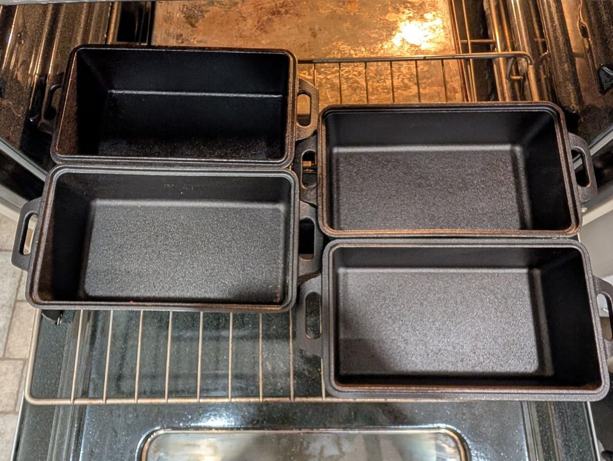 9×5 Inch Cast Iron Loaf Pan with Lid | Bread Baking Pan | Even Heat Distribution for Homemade Bread, Cake, and Meatloaf | 2 Piece Set Customer Review 9×5 Inch Cast Iron Loaf Pan with Lid | Bread Baking Pan | Even Heat Distribution for Homemade Bread, Cake, and Meatloaf | 2 Piece Set - Customer Photo 2
