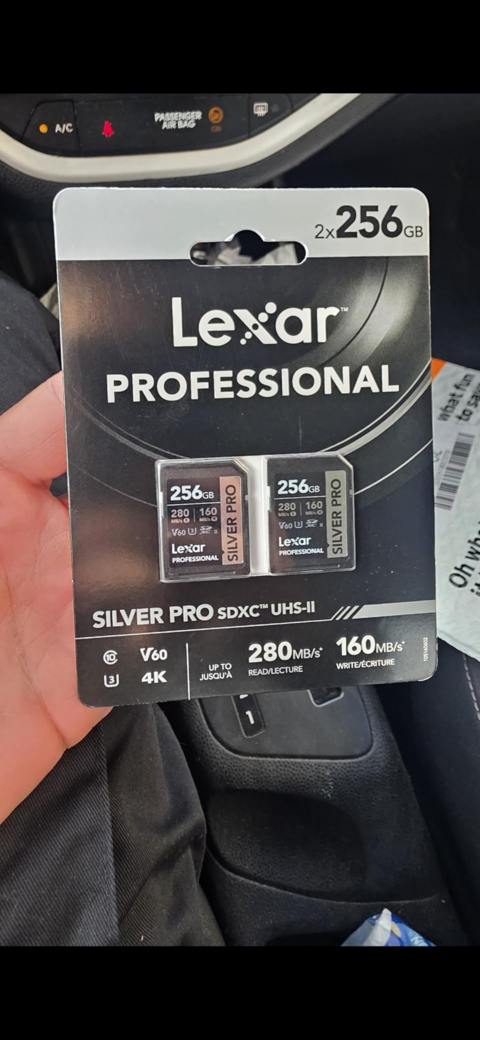 Lexar 128GB Professional Silver SD Card, UHS-I, C10, U3, V30, 4K, Up to 205/140 MB/s SDXC Memory Card, for Professional Photographer, Videographer, Enthusiast (LSDSILV128G-BNNNU) Customer Review Lexar 128GB Professional Silver SD Card, UHS-I, C10, U3, V30, 4K, Up to 205/140 MB/s SDXC Memory Card, for Professional Photographer, Videographer, Enthusiast (LSDSILV128G-BNNNU) - Customer Photo 2