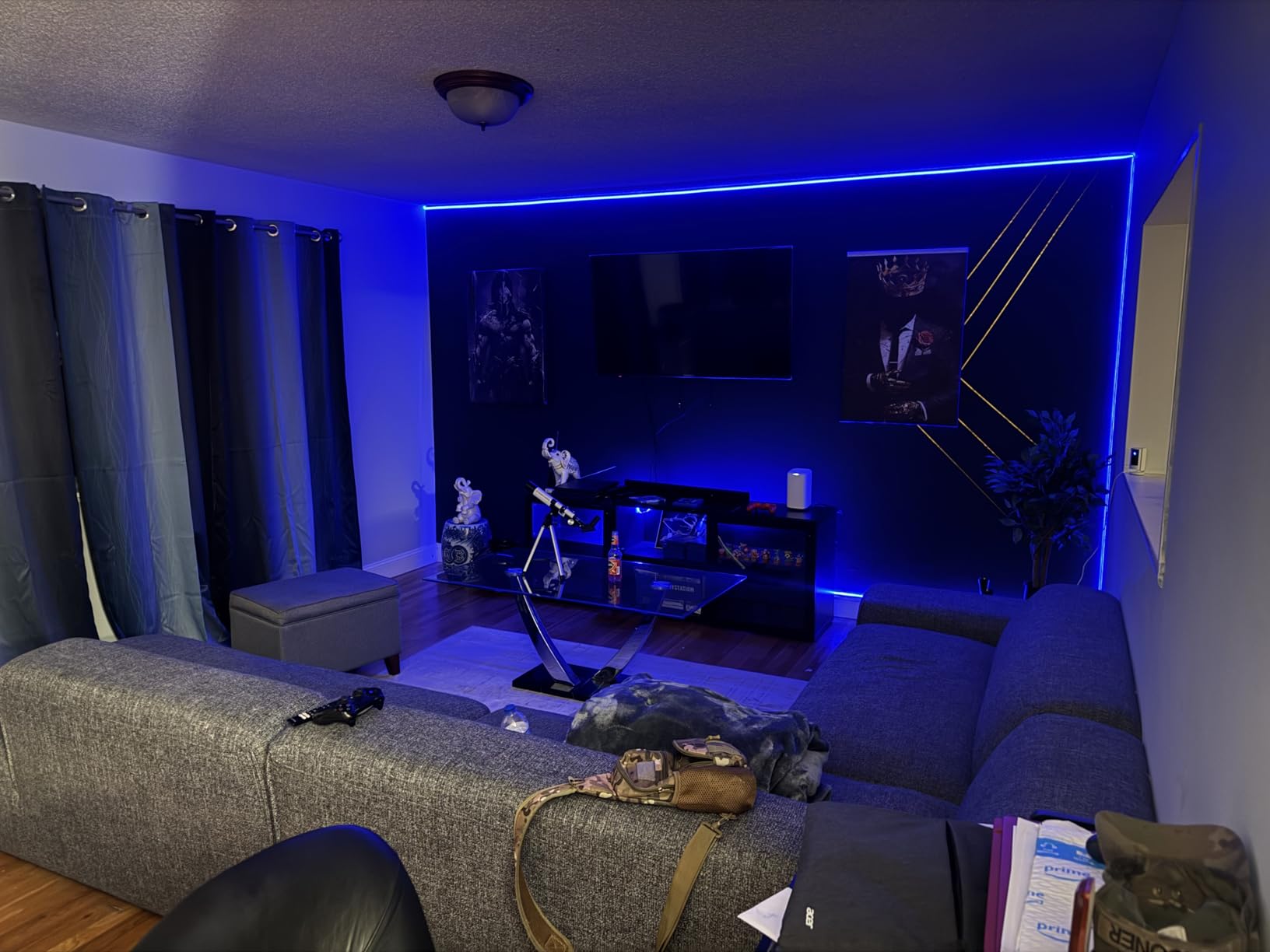 Neon Rope Lights, 50FT RGB Led Strip, Waterproof IP67, DIY Design, Music Sync, 44 Keys Remote Control, Multiple Modes, for Living Room, Bedroom, Holiday Decoration Customer Review Neon Rope Lights, 50FT RGB Led Strip, Waterproof IP67, DIY Design, Music Sync, 44 Keys Remote Control, Multiple Modes, for Living Room, Bedroom, Holiday Decoration - Customer Photo 2