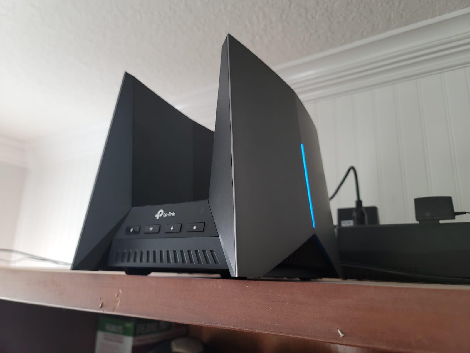 TP-Link Tri-Band BE19000 Wi-Fi 7 Gaming Router Archer GE800 | 12-Stream | 2×10G + 4×2.5G Ports, USB 3.0 | Turbo Acceleration, Dedicated Gaming Port & Panel, RGB Lighting, HomeShield, Free Expert Help - Customer Photo 1