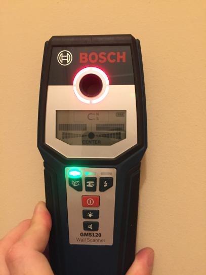 BOSCH GMS120-27 Professional Wall Scanner, Multi-Function Stud Finder, and Live Wire Detector for Electricians, Plumbers & Contractors - Customer Photo 2