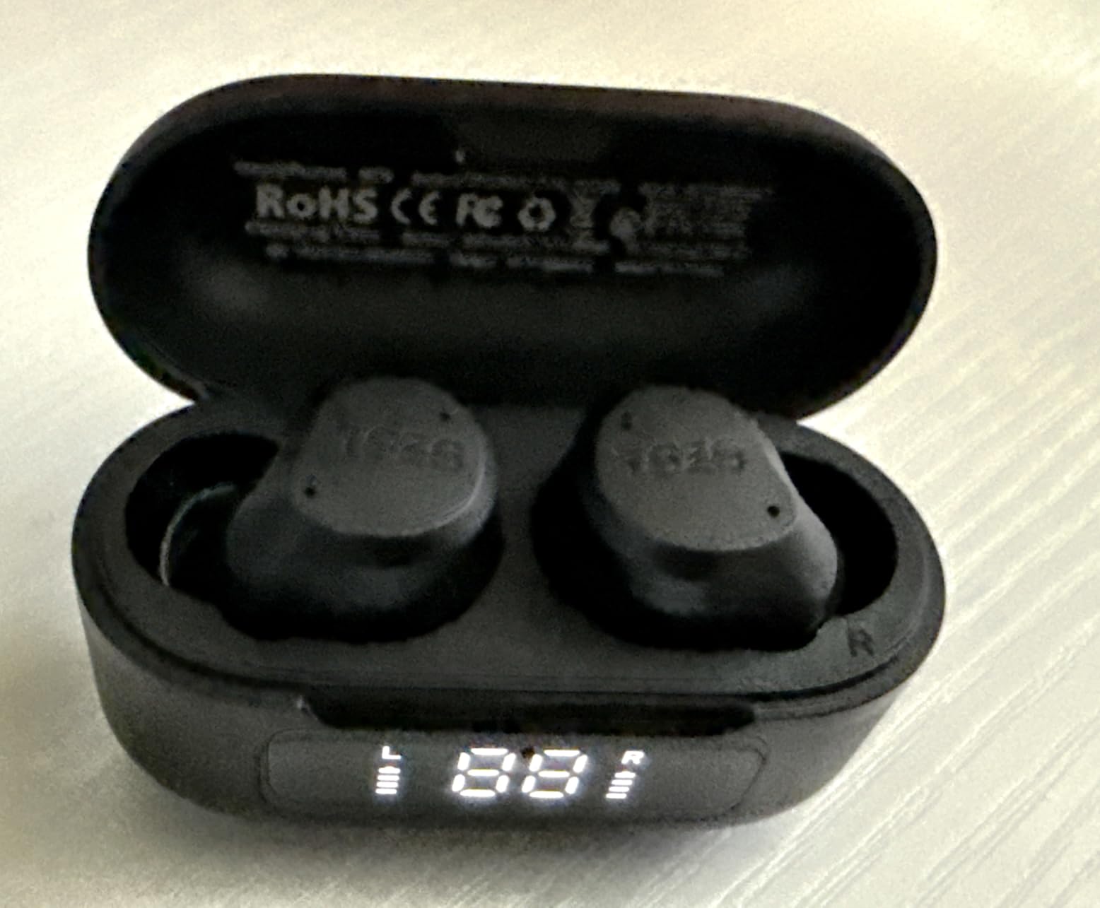 TOZO NC9 Hybrid Active Noise Cancelling Wireless Earbuds, 6 Mics ENC Clear Call, IPX8 Waterproof, in Ear Bluetooth 5.3 Headphones Stereo Bass Ear Buds 60H Playtime with LED Display 32 EQs via APP - Customer Photo 2