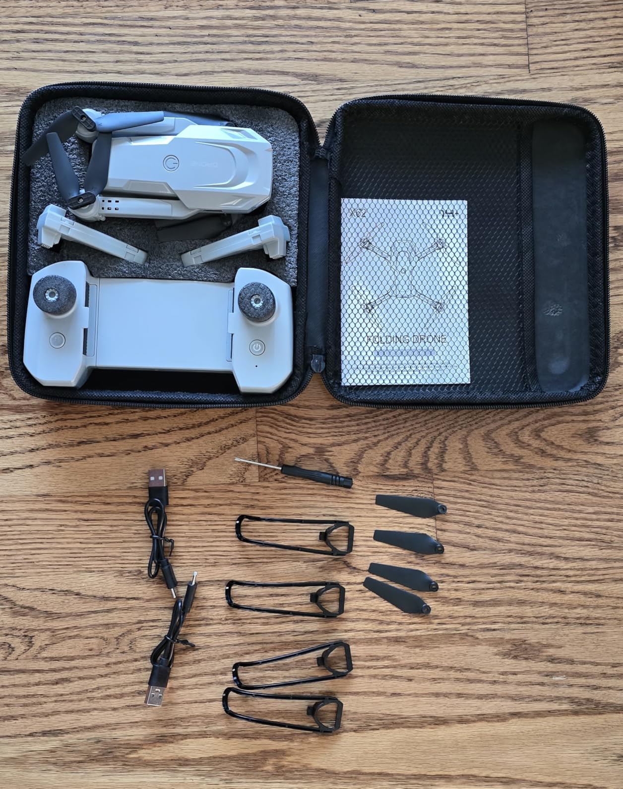 Drone with 1080P Camera - Foldable Remote Control Quadcopter with Gesture Control, 3D Flip, One Key Start, Emergency Stop, 2 Batteries, Easier to use, Toy for Kids Adult Beginners Customer Review Drone with 1080P Camera - Foldable Remote Control Quadcopter with Gesture Control, 3D Flip, One Key Start, Emergency Stop, 2 Batteries, Easier to use, Toy for Kids Adult Beginners - Customer Photo 2