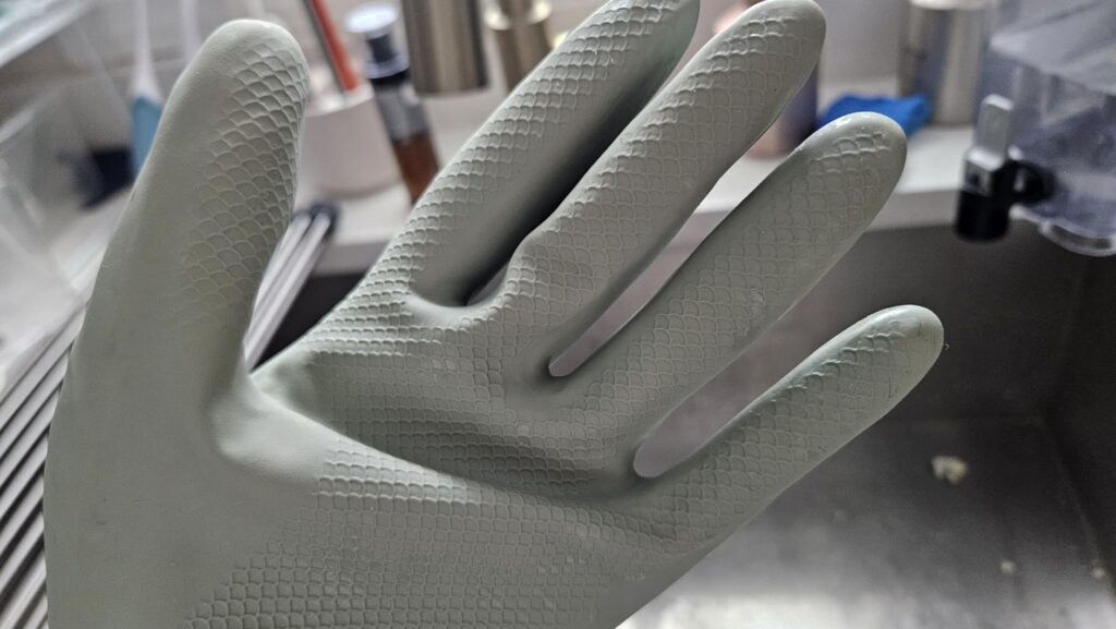 Rubber Cleaning Gloves for Dishwashing, 4 Pairs Reusable Kitchen Gloves for Washing Dishes and Household Cleaning, Colorful Dish Gloves with Flocked Lining and Non-Slip Grip Customer Review Best Cleaning Gloves