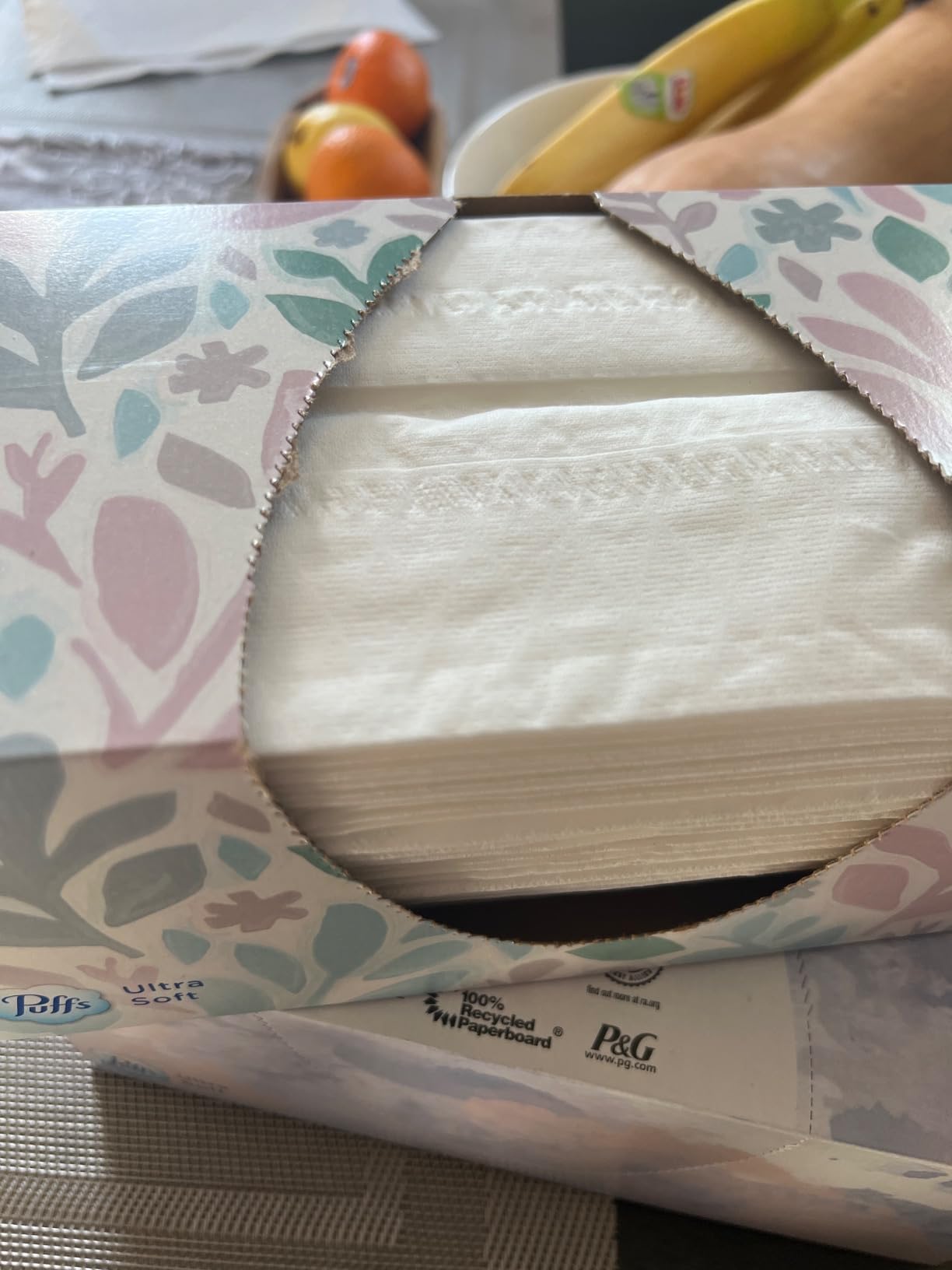 Puffs Ultra Soft Facial Tissues, 4 Family Size Boxes, 124 Facial Tissues Per Box Customer Review Puffs Ultra Soft Facial Tissues, 4 Family Size Boxes, 124 Facial Tissues Per Box - Customer Photo 1
