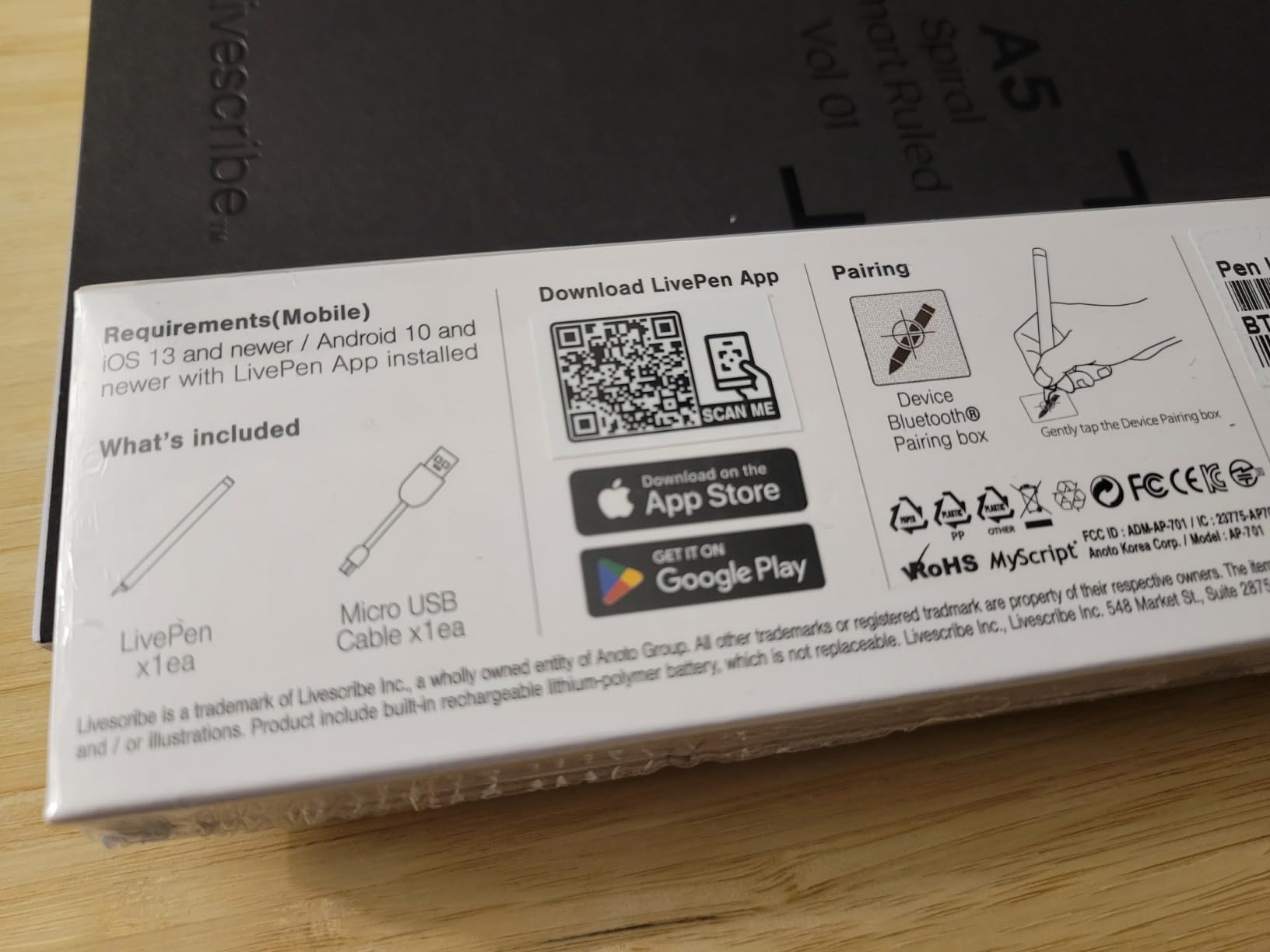 LivePen Digital Smart Pen | Requires Livescribe Paper | Bluetooth | Wireless | Mobile Phone Compatible | APX-00701 Customer Review LivePen Digital Smart Pen | Requires Livescribe Paper | Bluetooth | Wireless | Mobile Phone Compatible | APX-00701 - Customer Photo 2