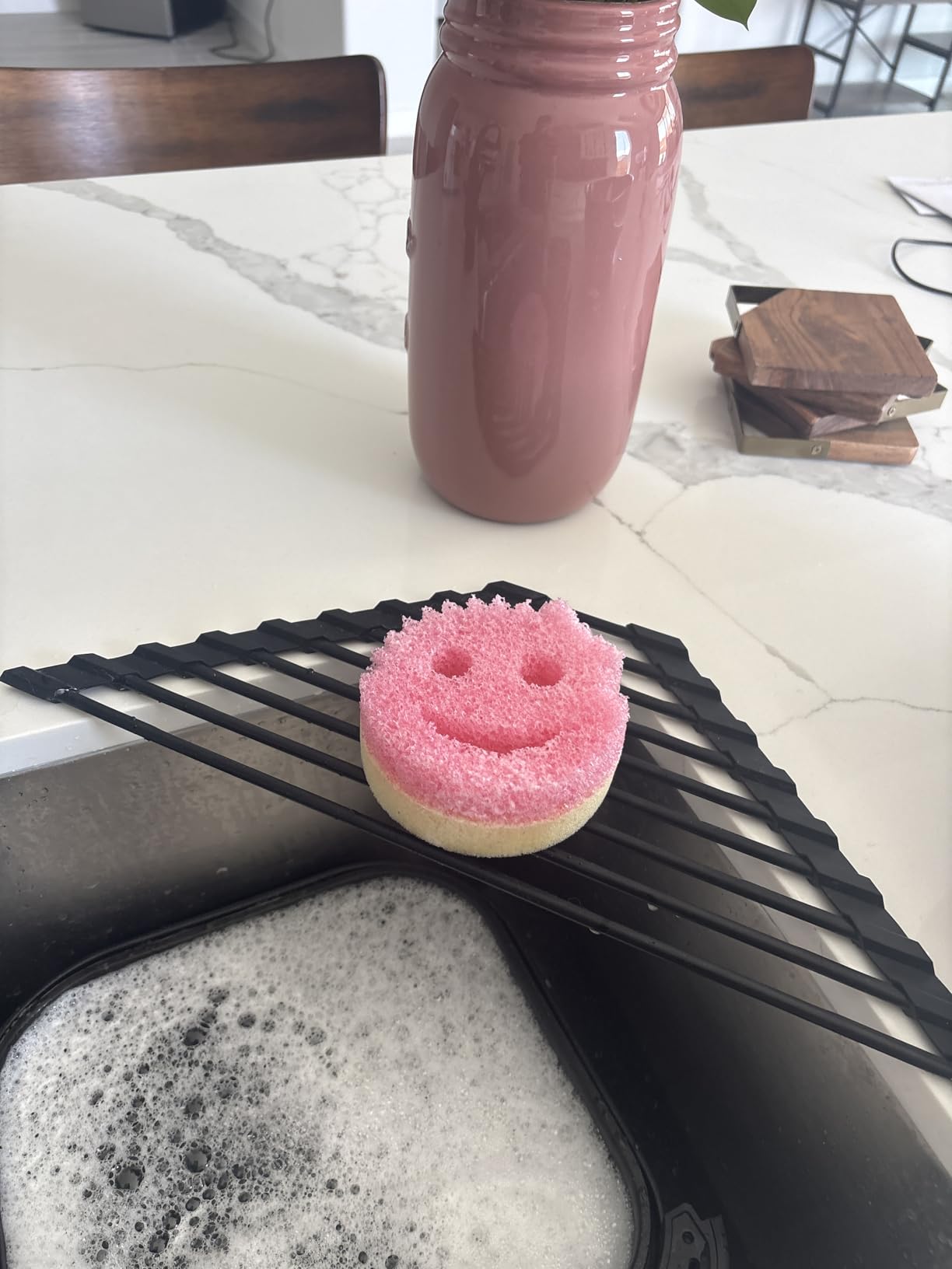 Scrub Daddy Scrub Mommy Kitchen Sponges for Dishes & Wiping Spills - Multi-Colored Bulk Pack - Customer Photo 1