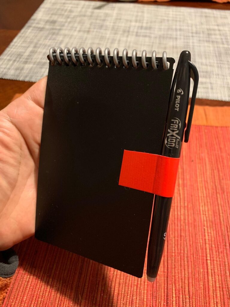 Rocketbook Mini Reusable Smart Notepad, Pocket Size On-The-Go Notebook, 3.5x5.5, Black (Pack of 1) Customer Review Best Smart Pens