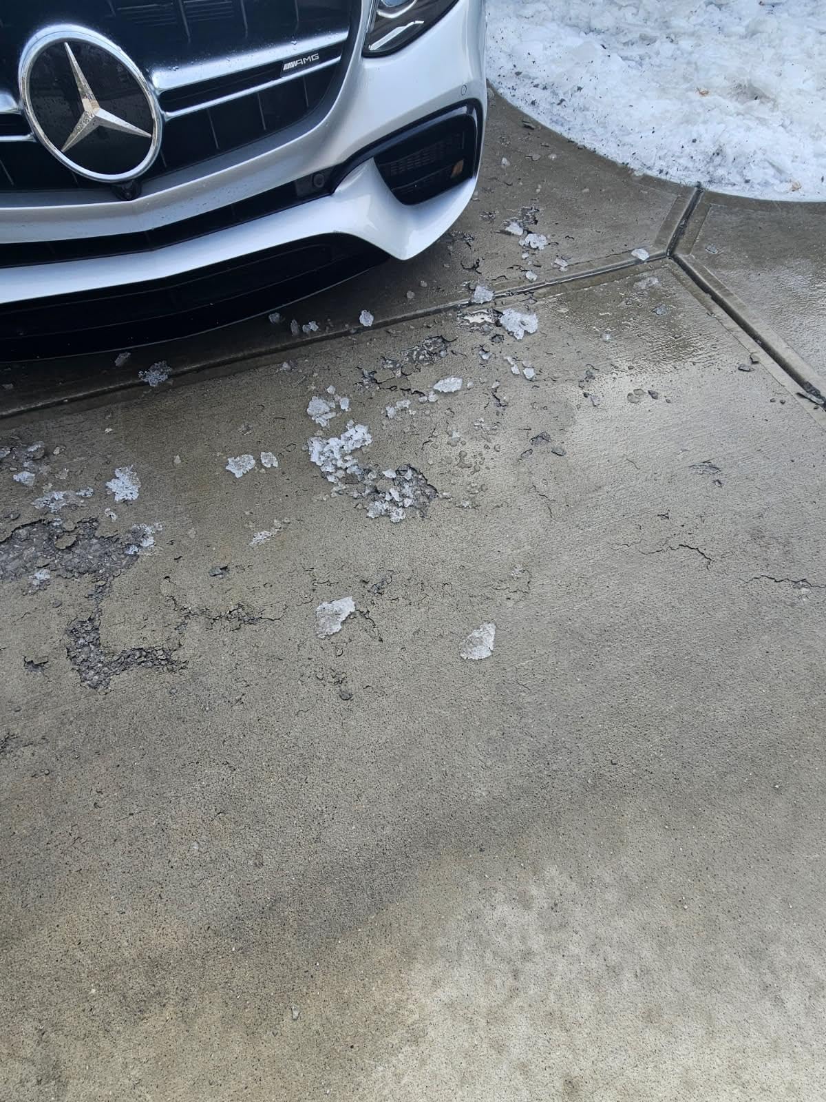 Ice Melt Safer for Concrete -20 lb Bag, Snow Salt Ice Melt, Salt for Snow and Ice Removal, Sidewalk Salt, Driveway Salt, Snow Melt is Effective Up to -15 - Customer Photo 1