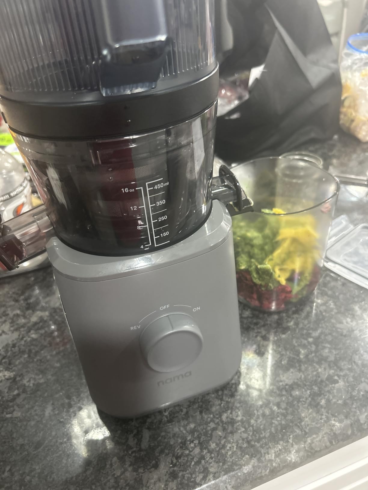 Nama J2 - Cold Press Juicer - Hands-Free - Black customer photo 1