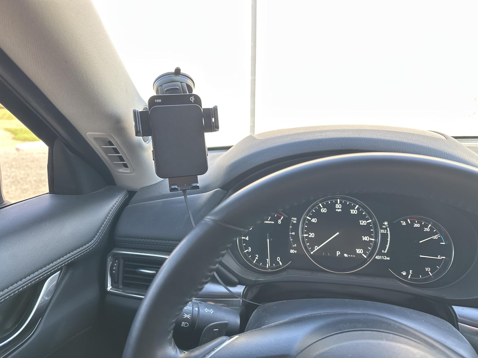 MOKPR Wireless Car Charger, 15W Auto Clamping Car Charger Dash Windshield Air Vent Phone Holder Compatible with iPhone 16 15 14/13/13 Pro/12 pro/12/11/X/8, Samsung S24/S23/S22 Customer Review MOKPR Wireless Car Charger, 15W Auto Clamping Car Charger Dash Windshield Air Vent Phone Holder Compatible with iPhone 16 15 14/13/13 Pro/12 pro/12/11/X/8, Samsung S24/S23/S22 - Customer Photo 2
