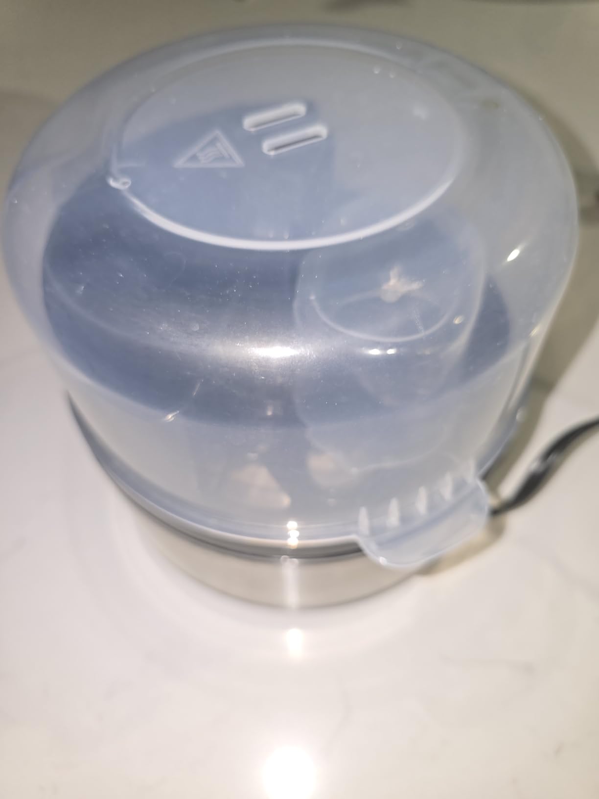 Amazon Basics Electric Egg Cooker for Hard-Boiled Eggs, 7-Egg Capacity, BPA Free, Black - Customer Photo 1