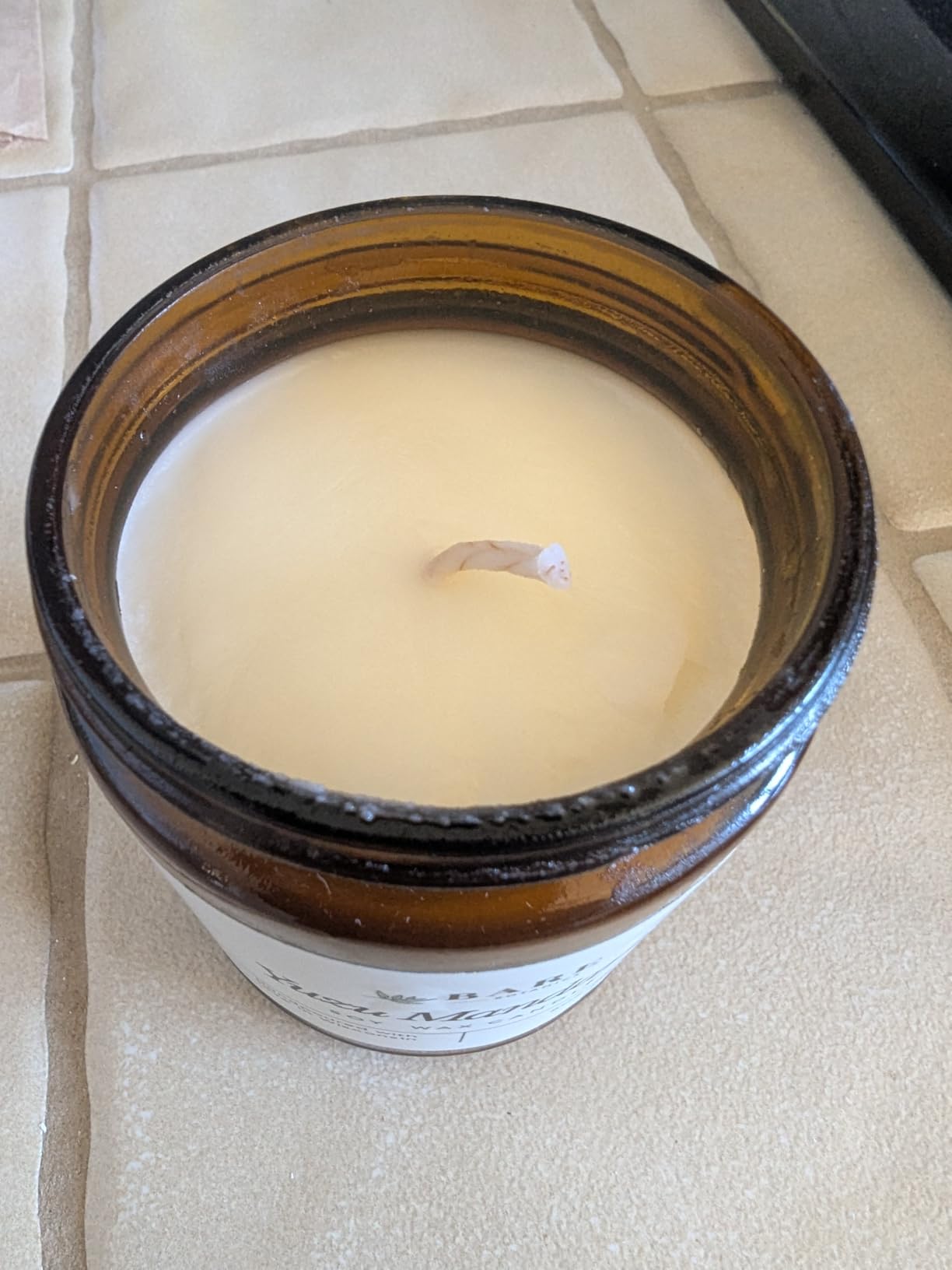 Bare Botanics Warm Vanilla Oak 9oz Soy Candle - 100% Plant-Based Fragrance Oils - Premium, Non-Toxic Candle - Softly Scented Natural Soy Wax - Handpoured in WI - 40 Hrs Long Burning & Ready to Gift - Customer Photo 2