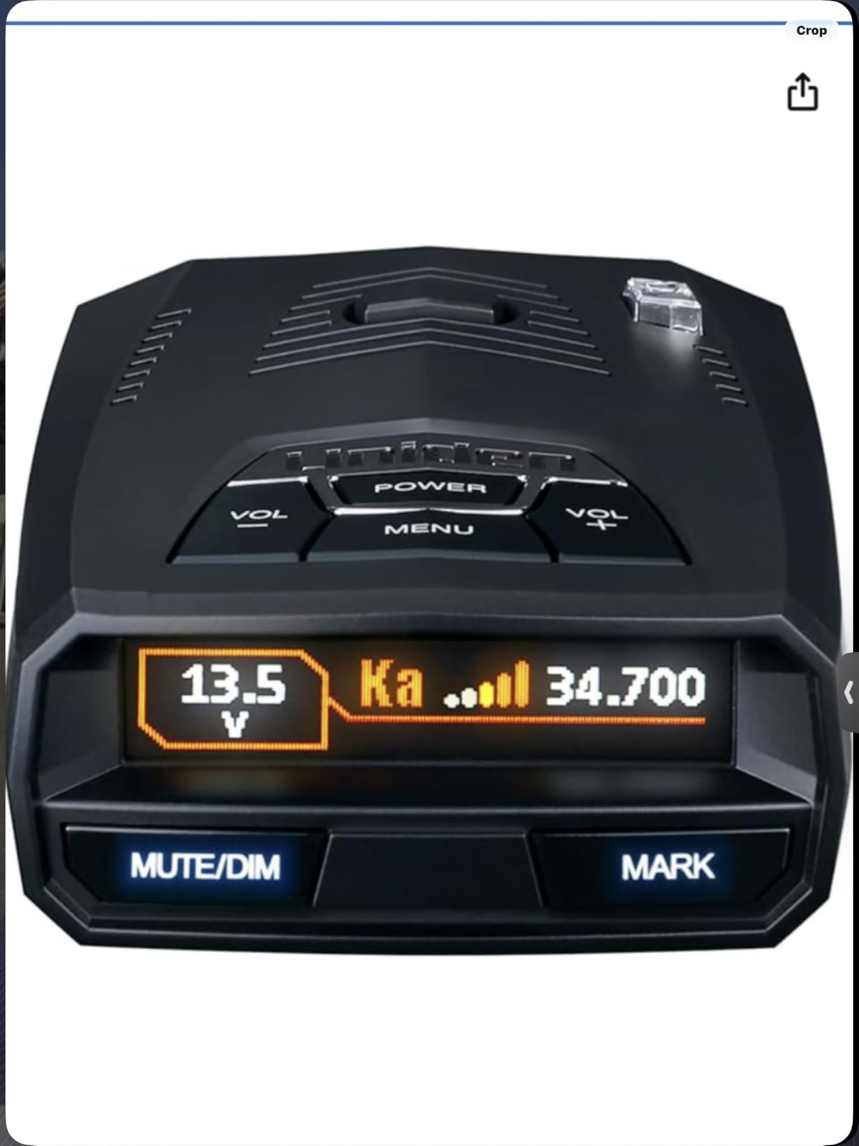 Uniden R4W (New Model) Extreme Long-Range Laser/Radar Detector, Record Shattering Performance, 360° Awareness, Built-in GPS, Wi-Fi, Bluetooth, Voice Alerts, Red Light & Speed Cameras, R/TACH App Customer Review Uniden R4W (New Model) Extreme Long-Range Laser/Radar Detector, Record Shattering Performance, 360° Awareness, Built-in GPS, Wi-Fi, Bluetooth, Voice Alerts, Red Light & Speed Cameras, R/TACH App - Customer Photo 1