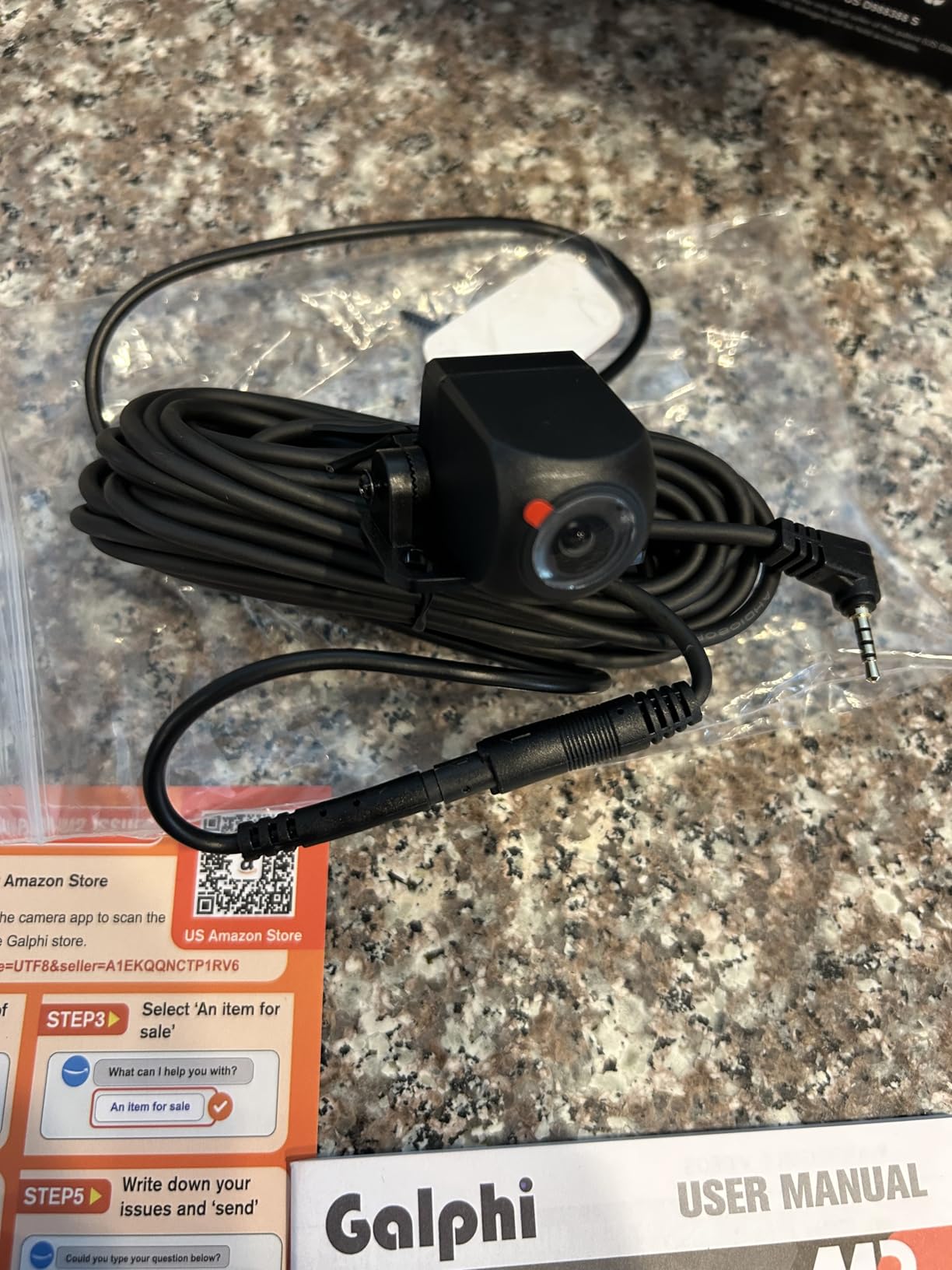 3 Channel WiFi Dash Cam Front and Rear Inside with 64GB SD Card, 2.5K+1080P+1080P Car Dash Camera for Cars Front and Rear, Dashcam with G-Sensor, Loop Recording, 24H Parking Mode, Support 512GB - Customer Photo 1