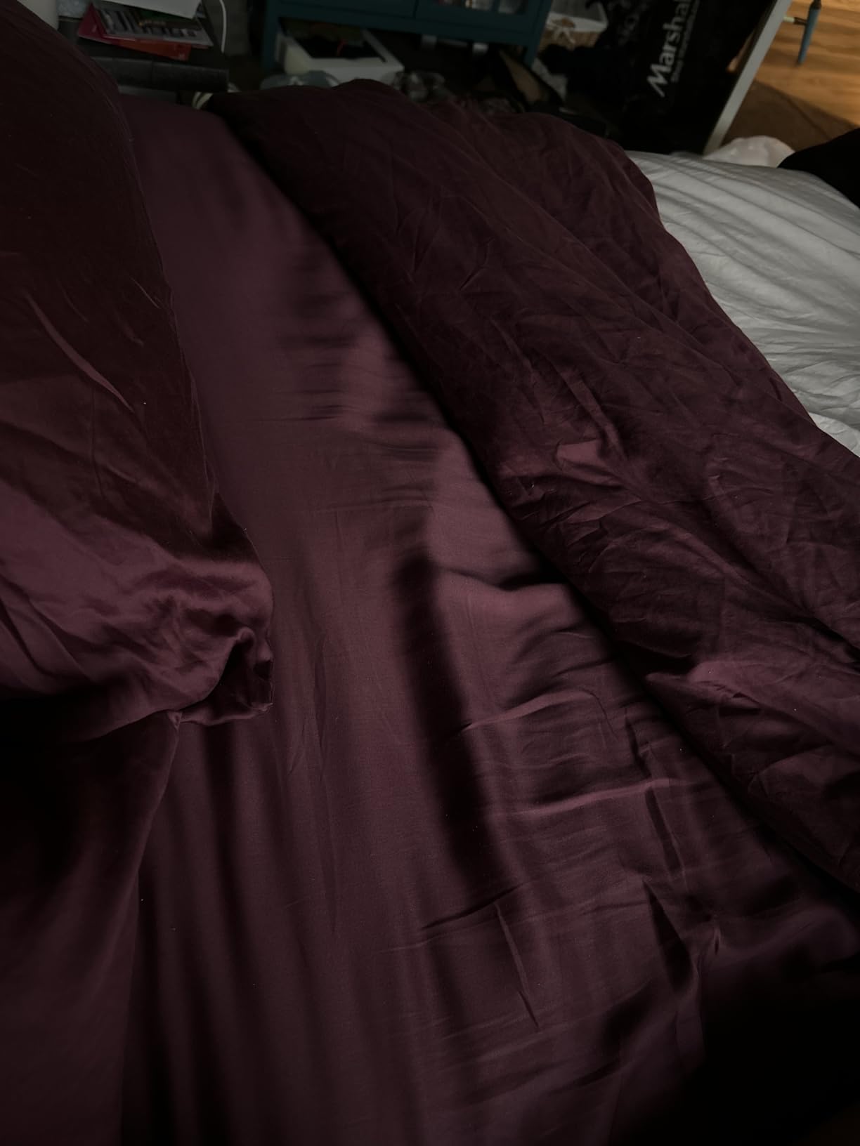 CASILVA Eucalyptus Sheets - Infused with Silver for Anti-Odor, Softer Than Silk Fibers, More Cooling Than Cotton - Perfect for Hot Sleepers & Sensitive Skin - 100% Tencel Lyocell - Queen Sheet Set - Customer Photo 2