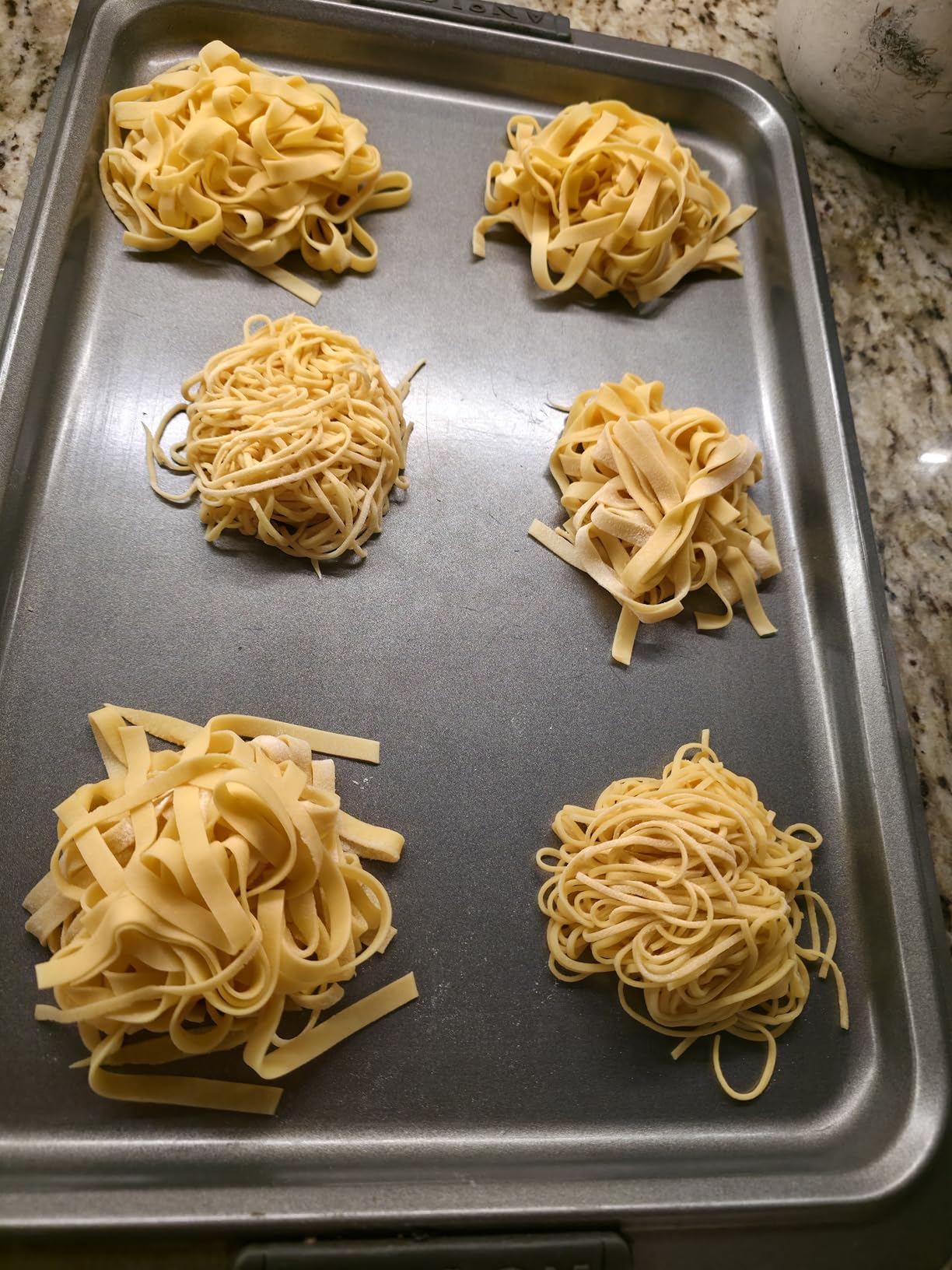 GVODE Electric Pasta Maker - 3-in-1 Pasta Sheet Roller & Cutter Set 700W Max Motor, includes Fettuccine & Spaghetti Maker with Cleaning Brush, White Customer Review GVODE Electric Pasta Maker - 3-in-1 Pasta Sheet Roller & Cutter Set 700W Max Motor, includes Fettuccine & Spaghetti Maker with Cleaning Brush, White - Customer Photo 1