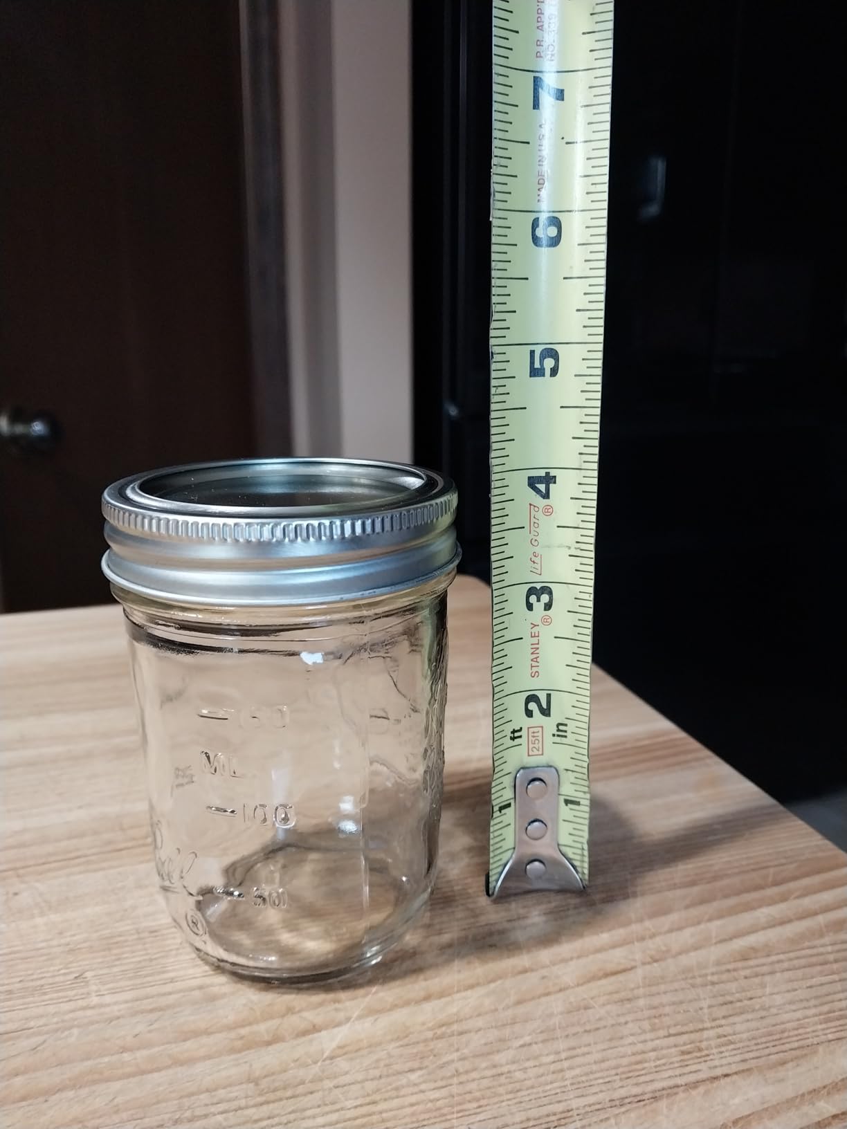 Ball Regular Mouth Mason Jars 8 oz. (12 Pack) - Half Pint Size Jars with Airtight Lids and Bands for Canning, Fermenting, Pickling, Meal Prep or DIY Decors Customer Review Ball Regular Mouth Mason Jars 8 oz. (12 Pack) - Half Pint Size Jars with Airtight Lids and Bands for Canning, Fermenting, Pickling, Meal Prep or DIY Decors - Customer Photo 1