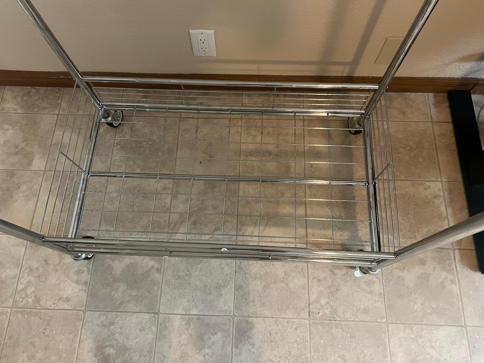 Heavy Duty Clothes Rack Load 960LBS, Three Rods Rolling Clothing Racks for Hanging Clothes, Rolling Garment Rack With Sturdy Wheels Shelves Hooks, Portable & Adjustable Commercial Garment Rack, Silver Customer Review Heavy Duty Clothes Rack Load 960LBS, Three Rods Rolling Clothing Racks for Hanging Clothes, Rolling Garment Rack With Sturdy Wheels Shelves Hooks, Portable & Adjustable Commercial Garment Rack, Silver - Customer Photo 2