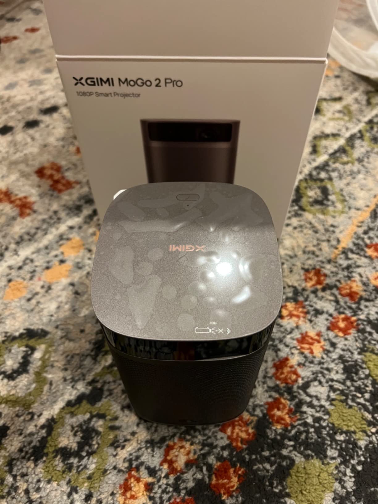MoGo 2 Pro (New) 1080P Portable Projector, Supports 4K, Auto Focus | 430 ISO Lumens, Google TV with Licensed Netflix, WiFi and Bluetooth, 2X8W Speakers customer photo 2