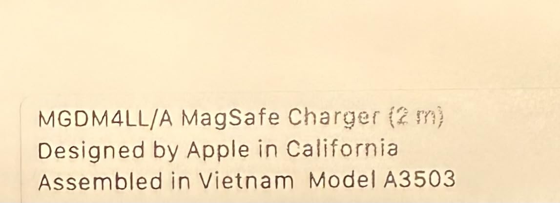 Apple MagSafe Charger (2 m): Wireless Charger with Fast-Charging Capability - Customer Photo 2